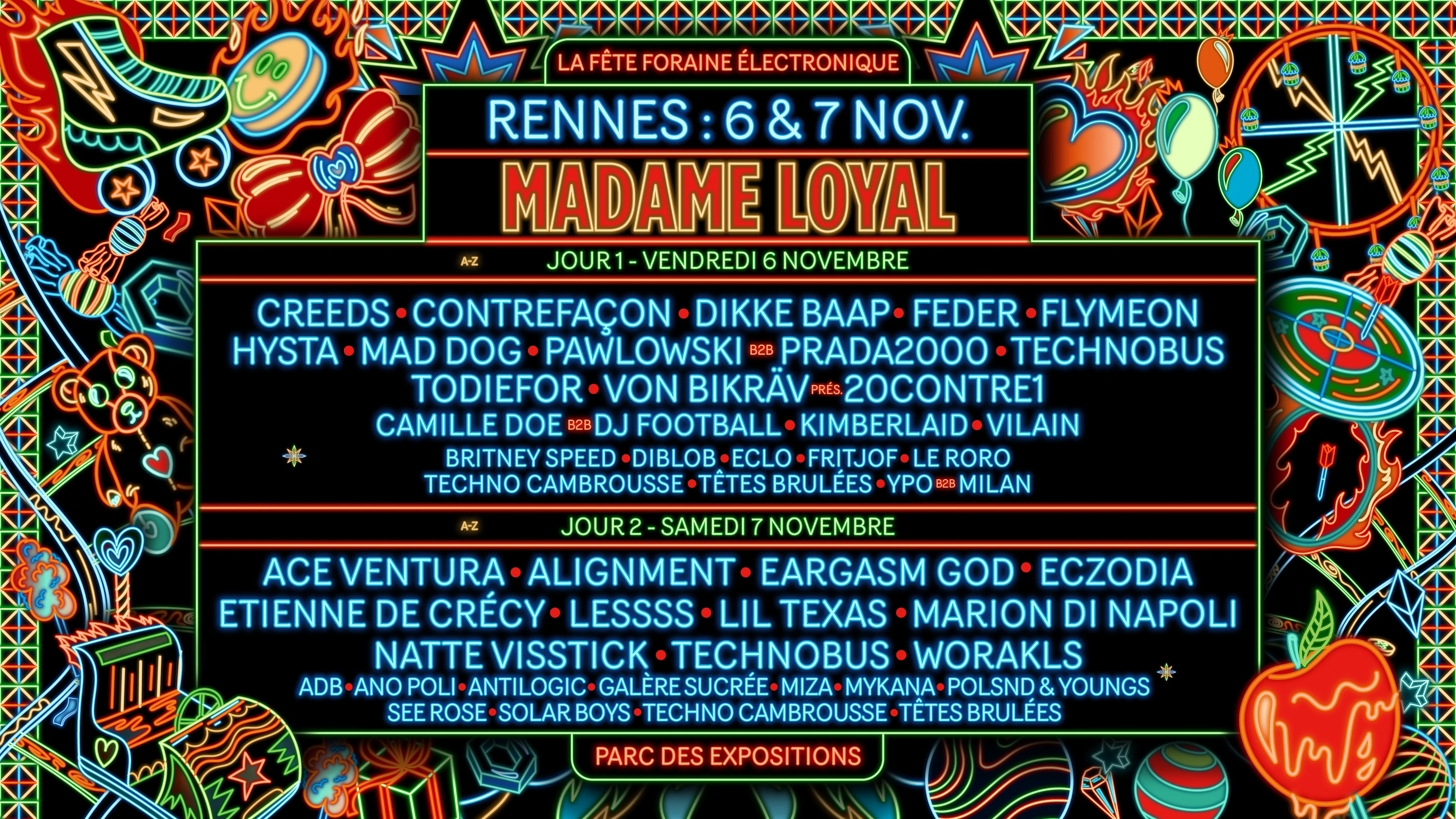 Madame Loyal Rennes : 6 & 7 Novembre Cover