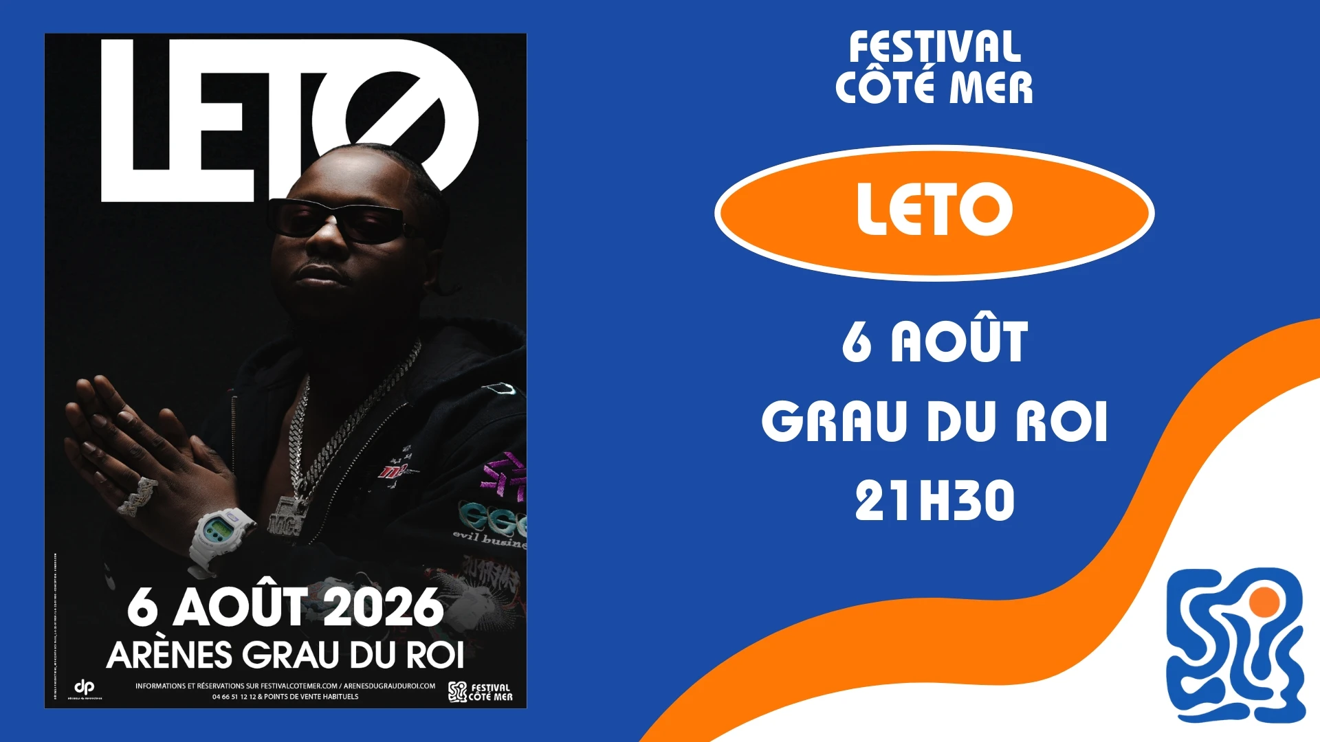 Festival Côté Mer - Leto + 1ère Partie Cover