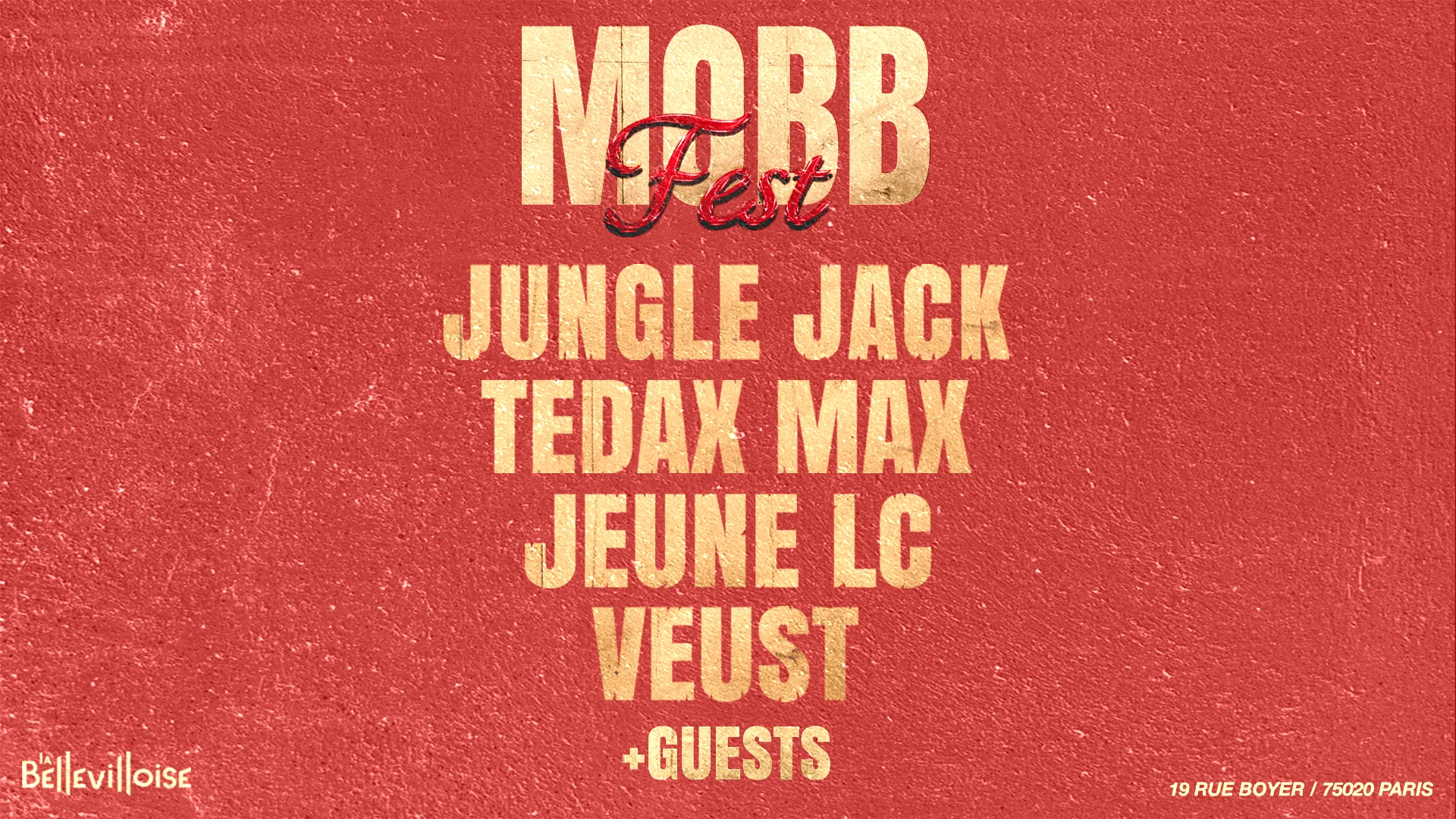 Mobb Fest - La Bellevilloise Cover