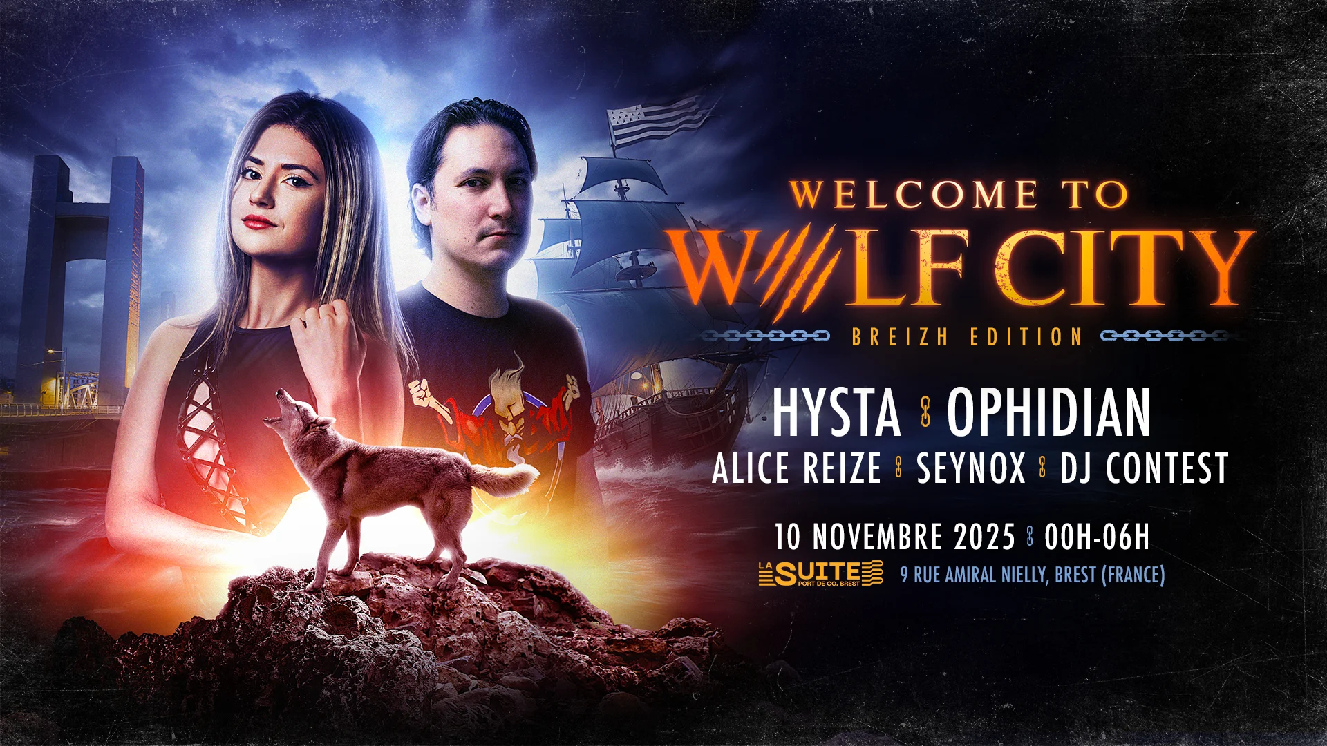 Wolf City Breizh Edition | Hysta, Ophidian And More Cover