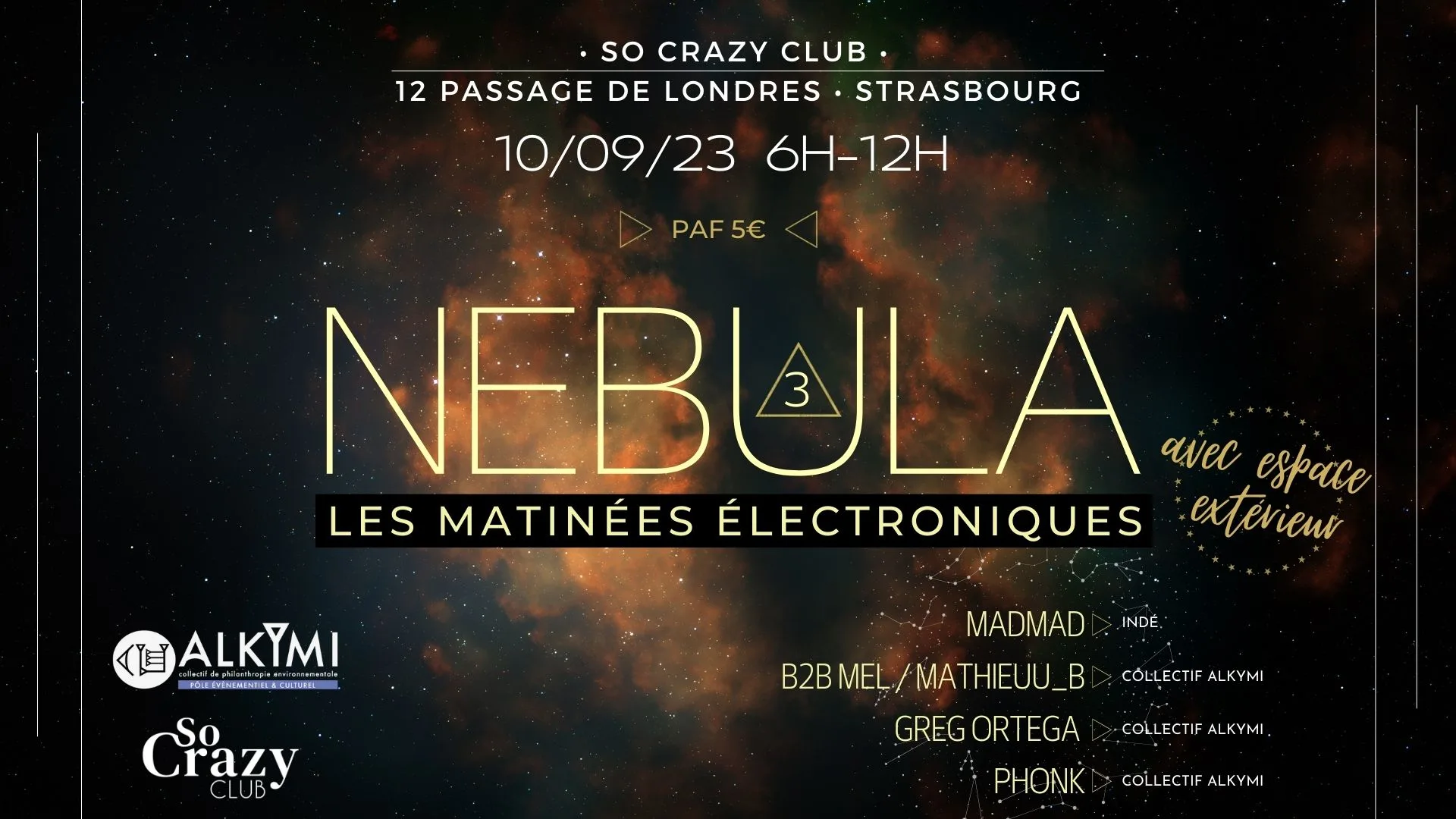 Nebula  3 • Les Matinées Électroniques Cover