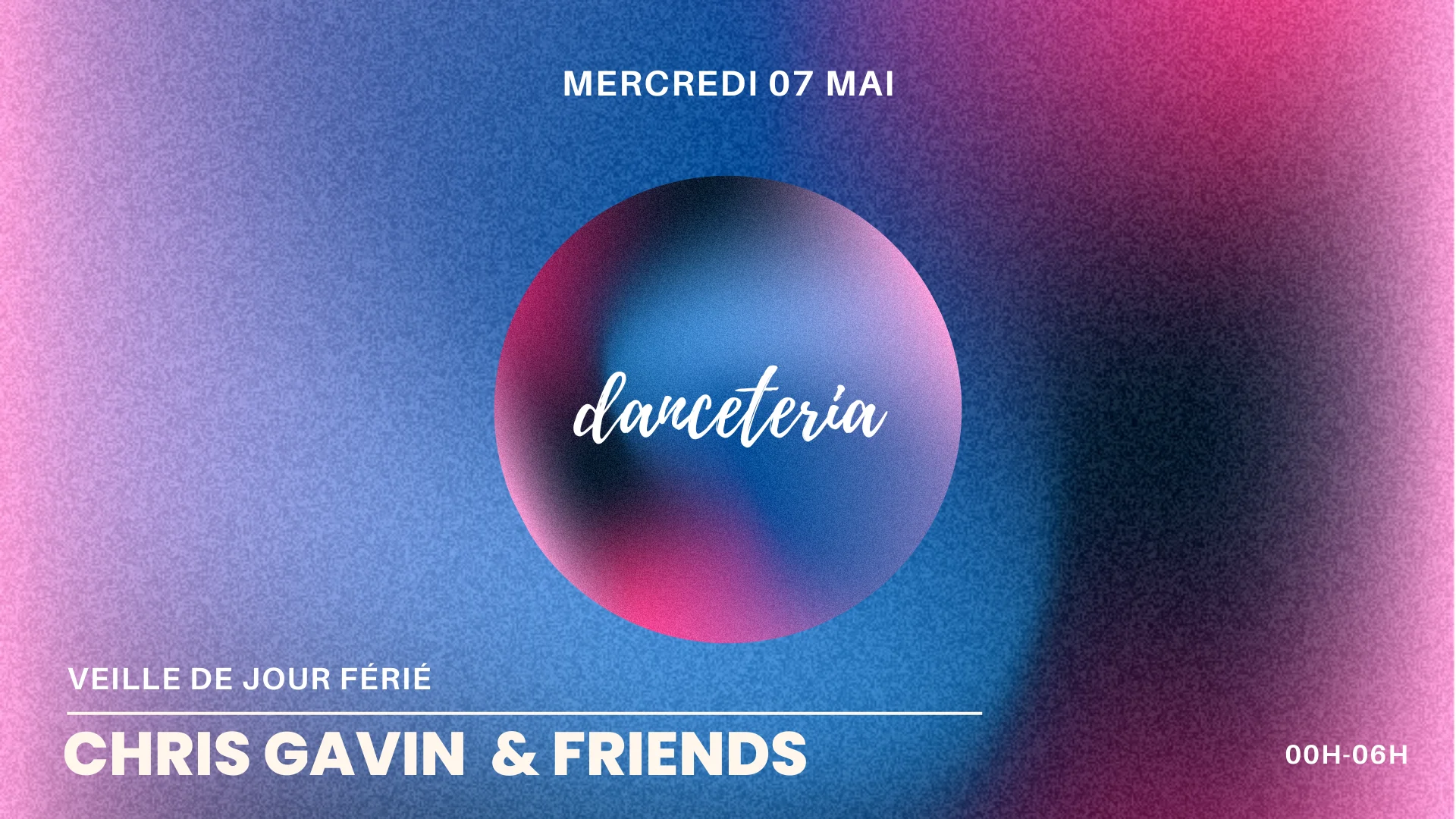 Chris Gavin & Friends @ Danceteria Cover