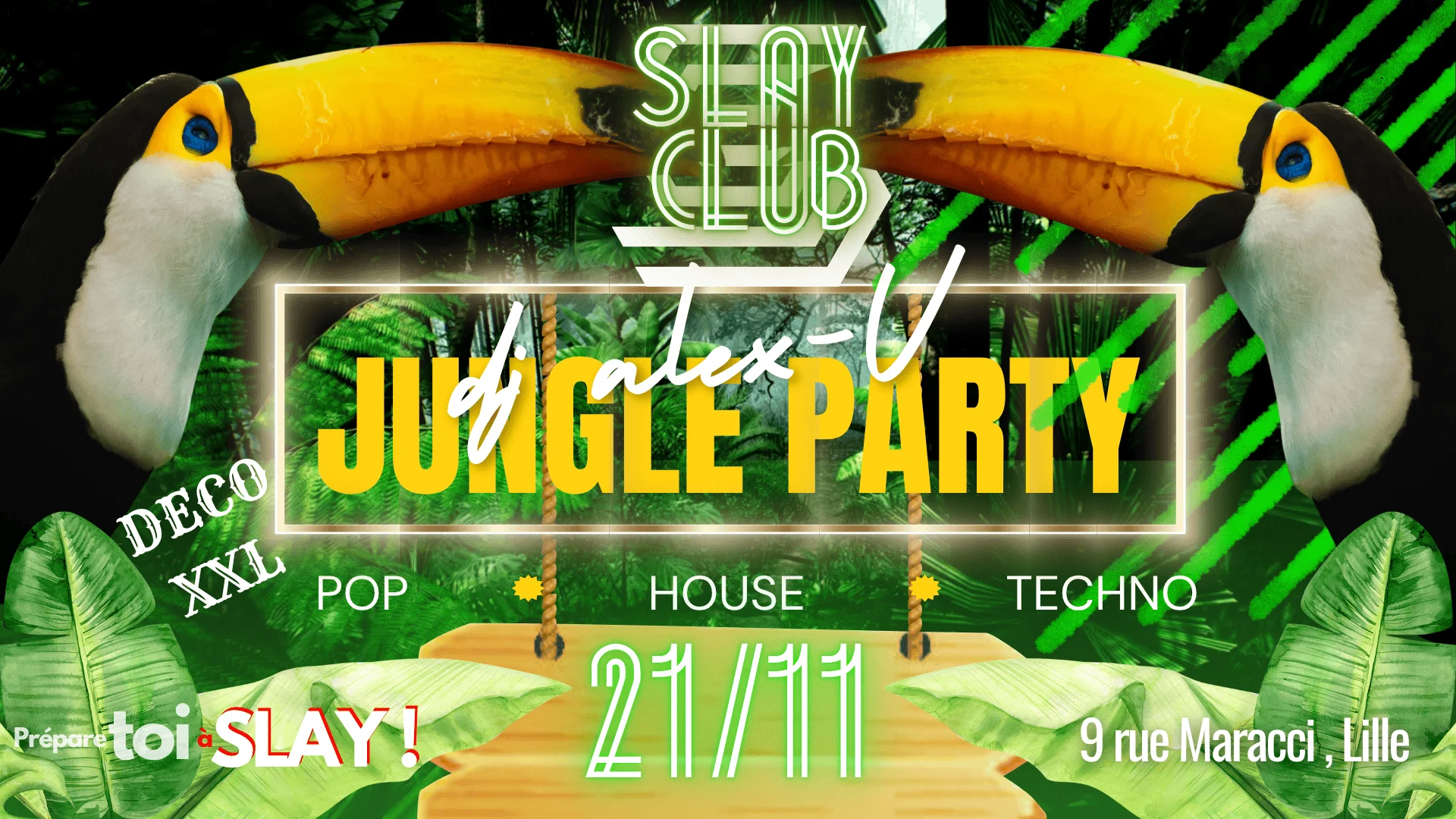 Slay Club : Jungle Party 21/11 Cover
