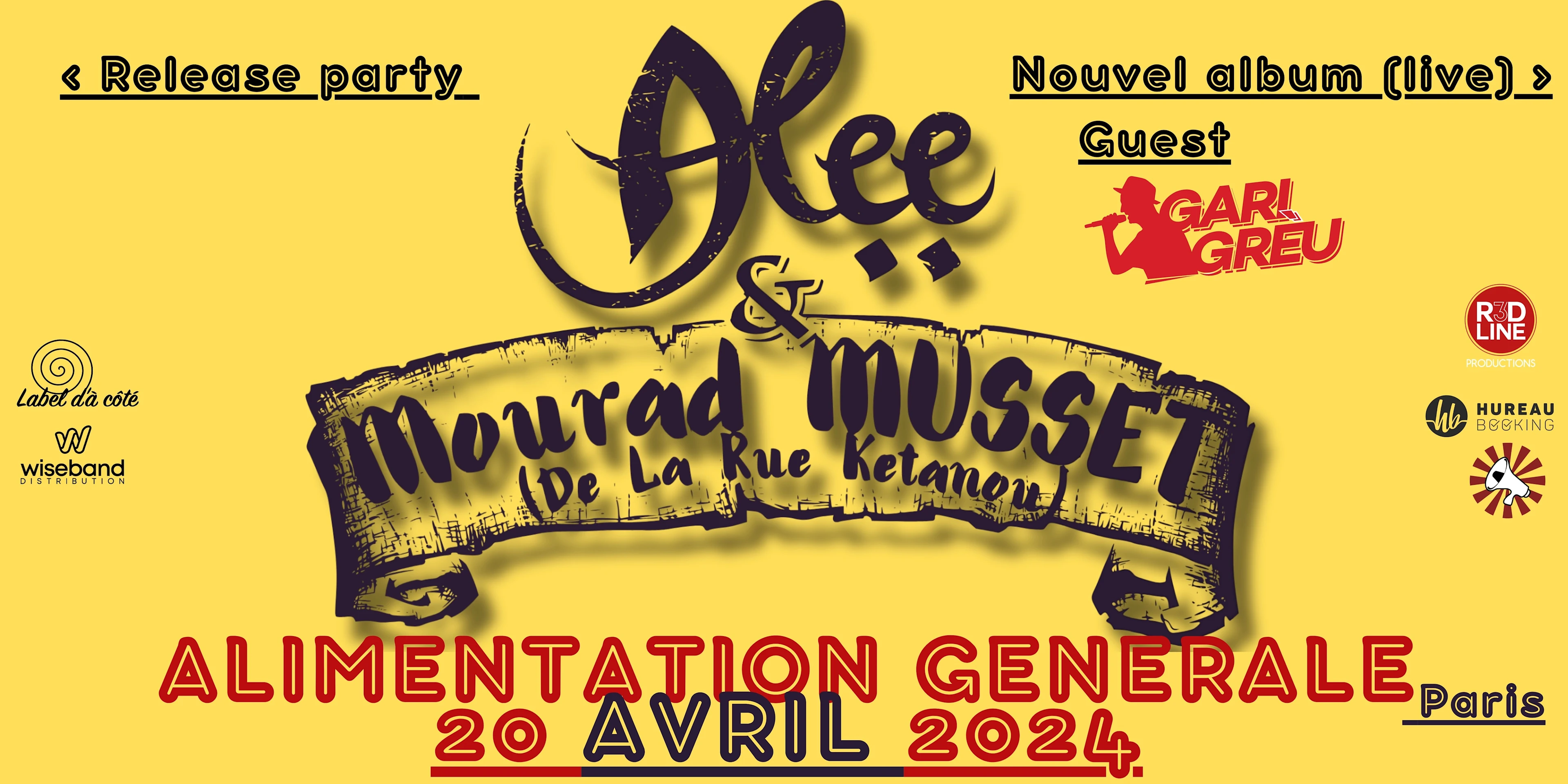 Alee & Mourad Musset (De La Rue Ketanou) + Gari Grèu Cover