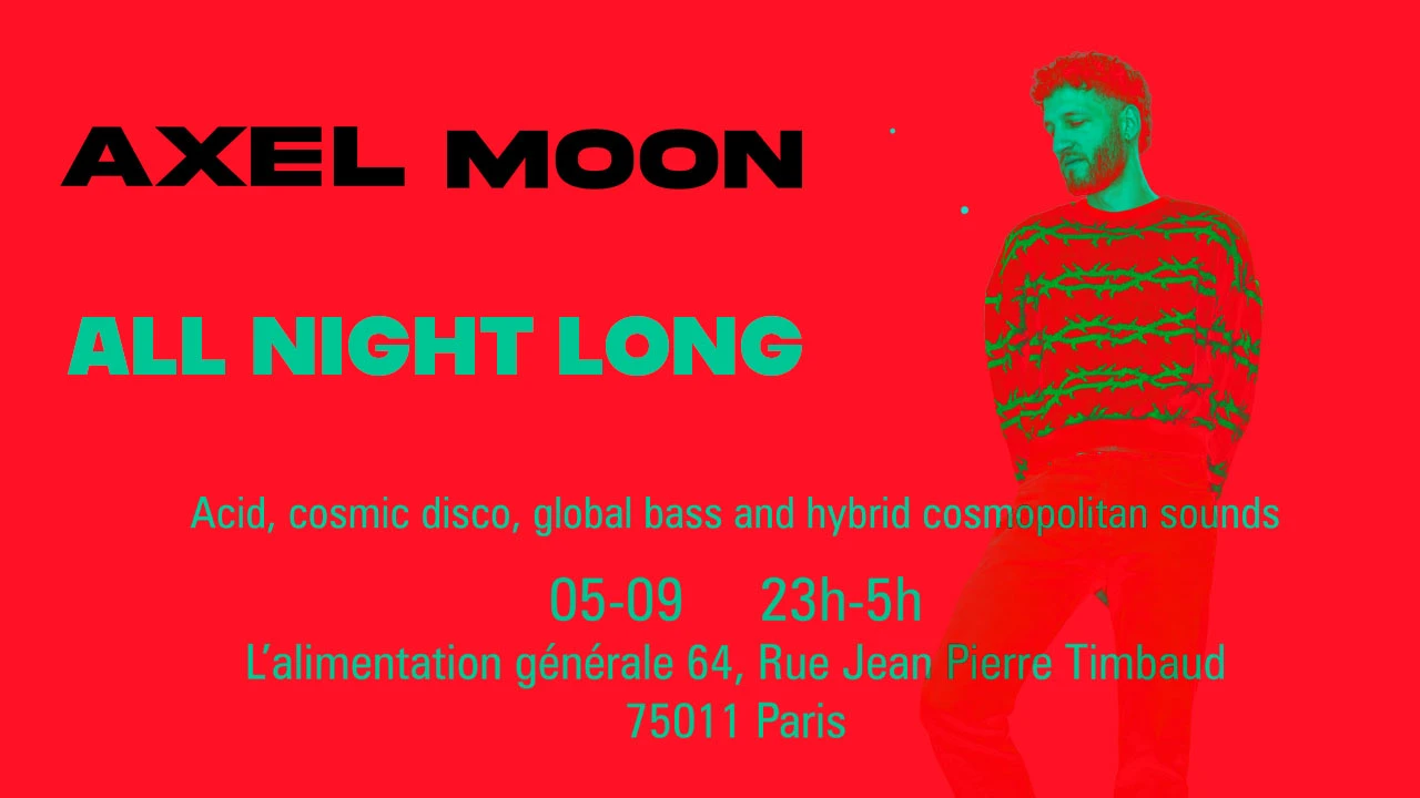 Axel Moon All Night Long (Acid, Cosmic Disco, Global Bass) Cover