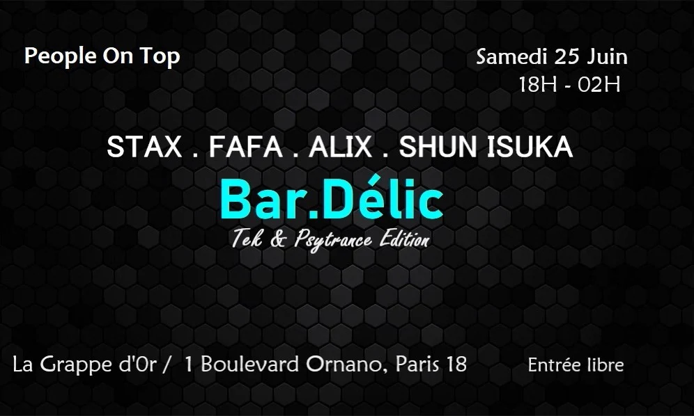 Bar.Délic Tek & Psytrance Edition Cover