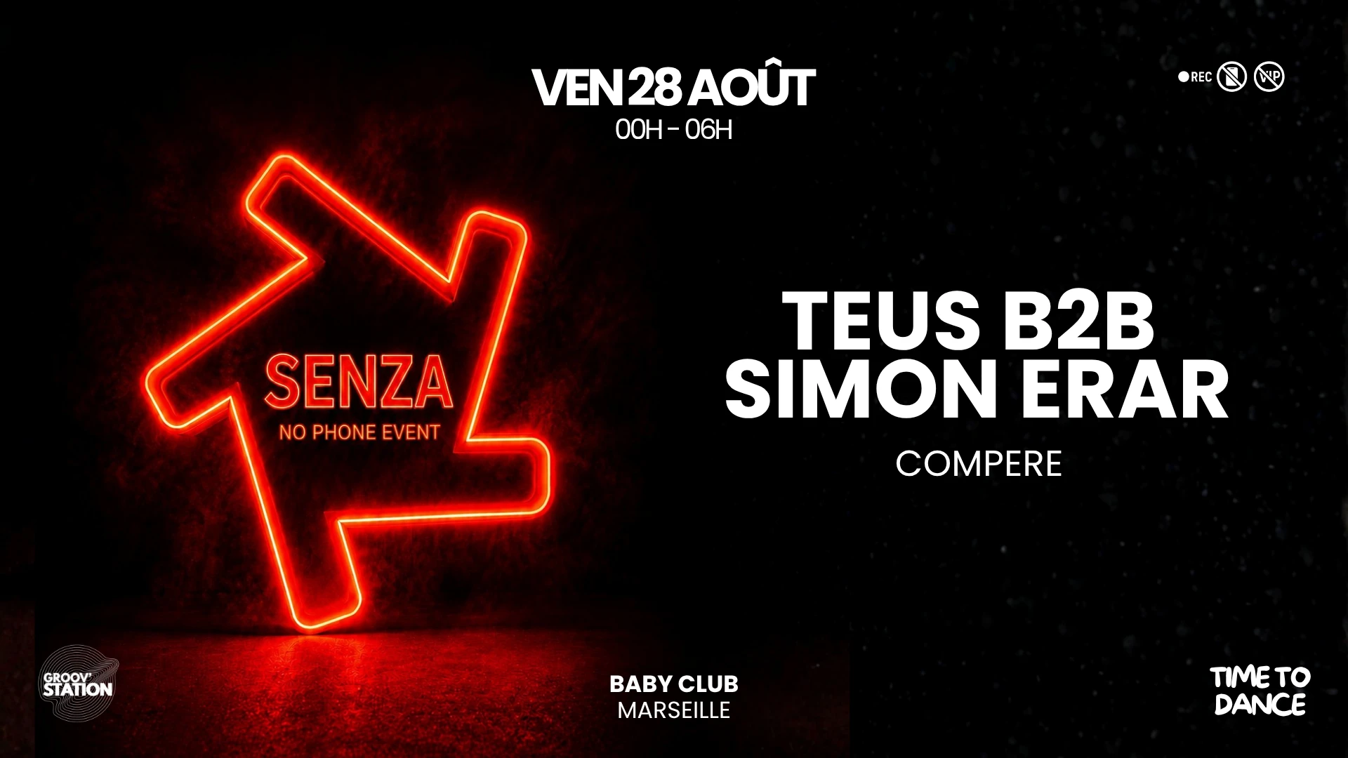 Senza : Teus B2b Simon Erar Cover