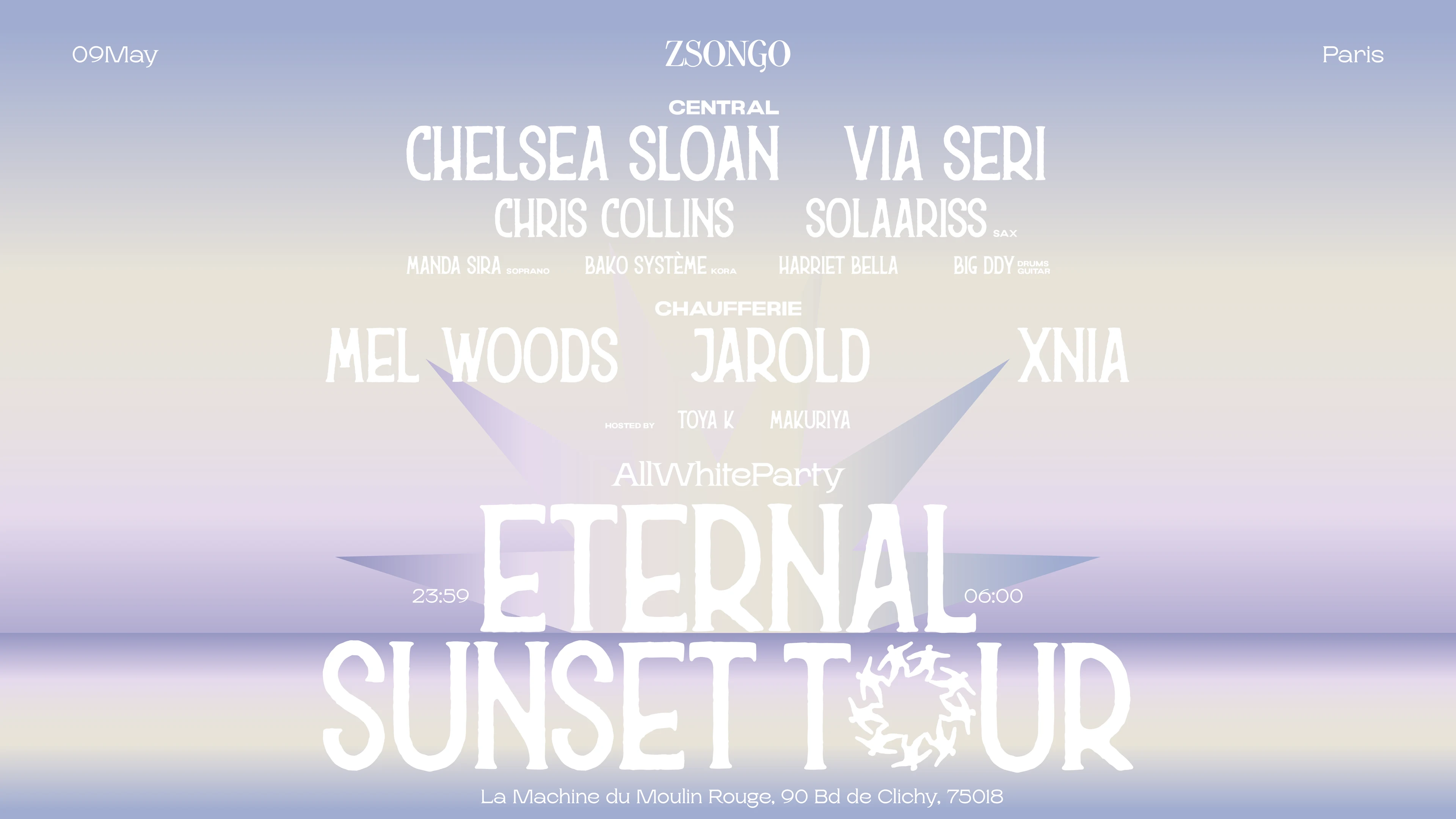Zsongo – Eternal Sunset Tour Cover