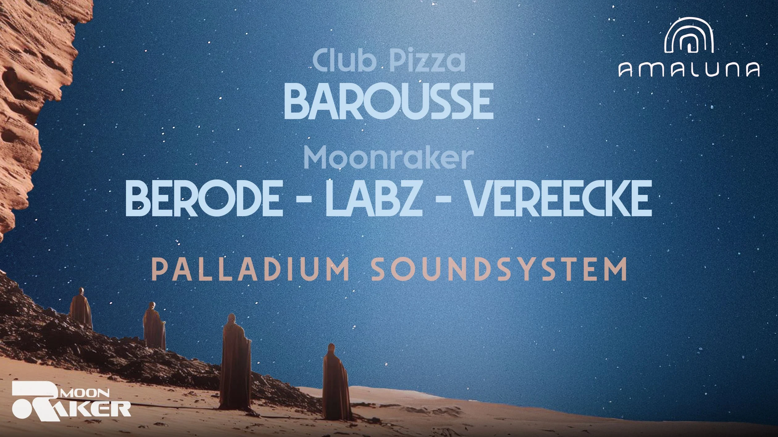 Moonraker : Barousse (Club Pizza) & Residents Cover