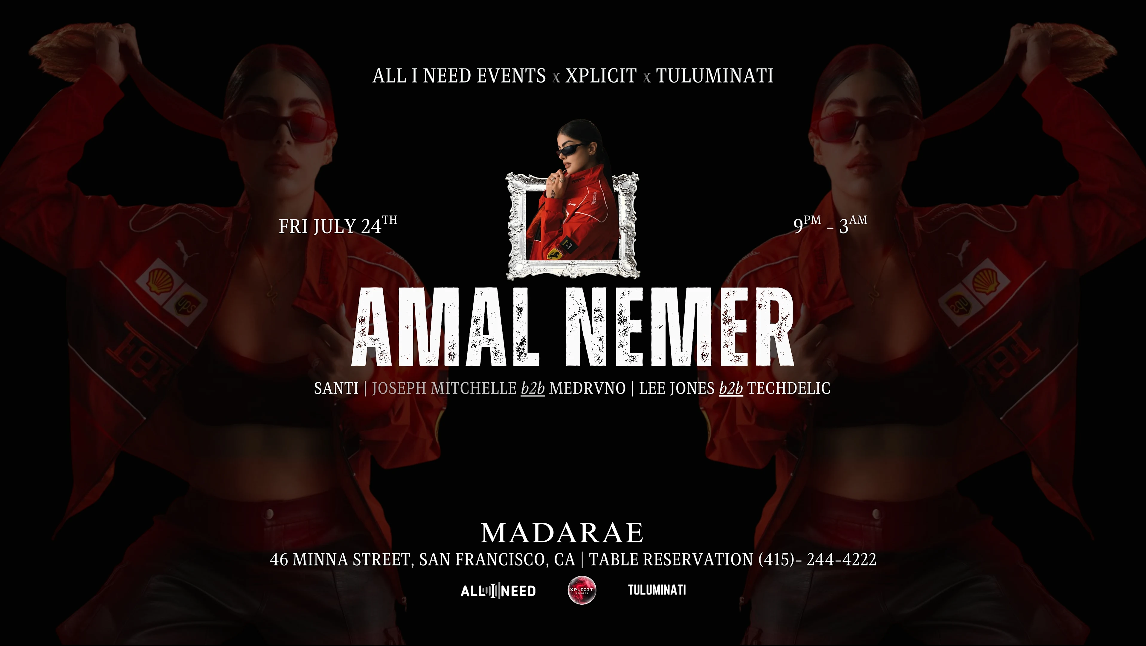 Amal Nemer (Nervous Records - Hurry Up Slowly) At Madarae Cover