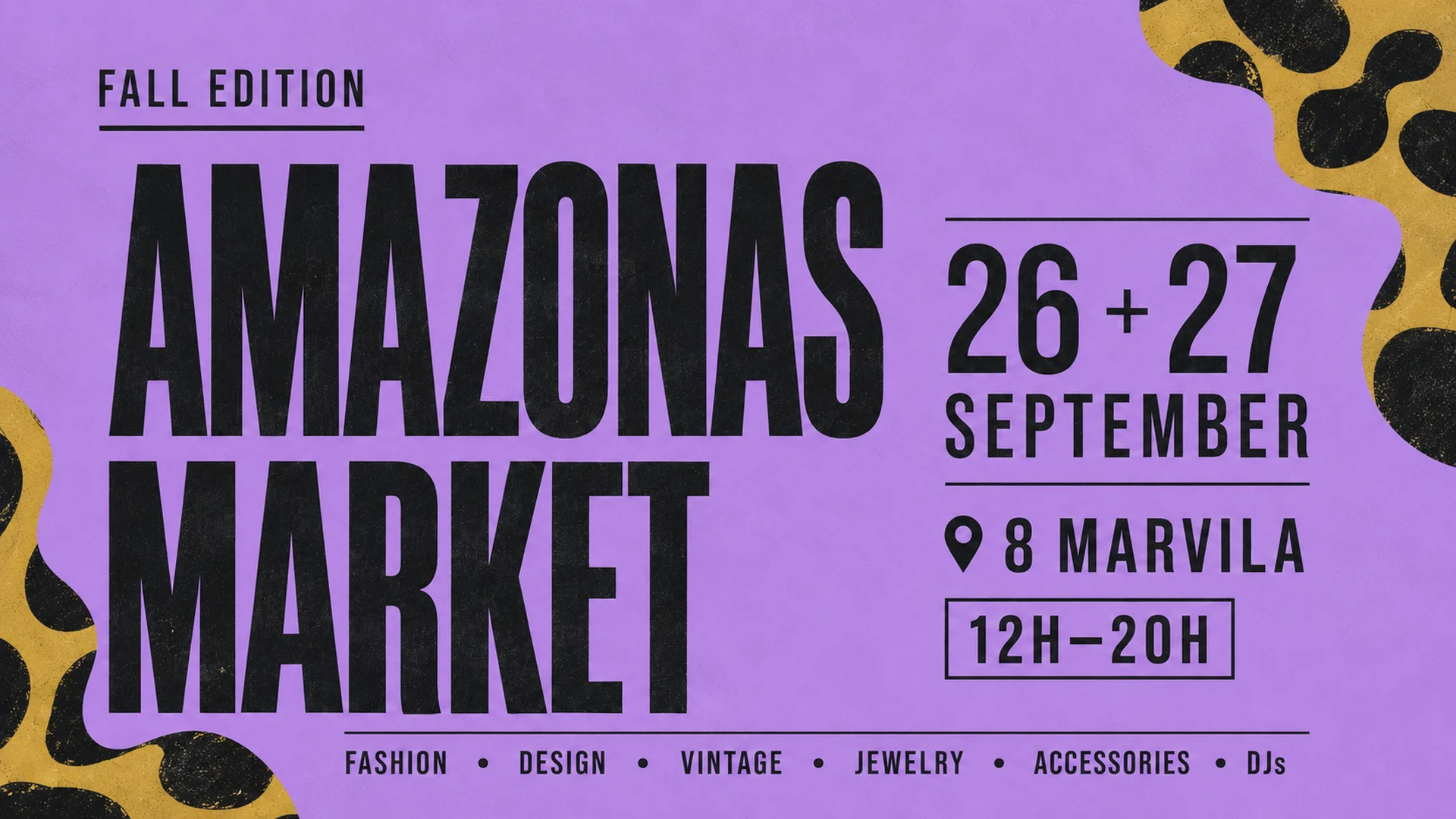 Amazonas Market - Fall Edition 26&27 Sept @8marvila Cover