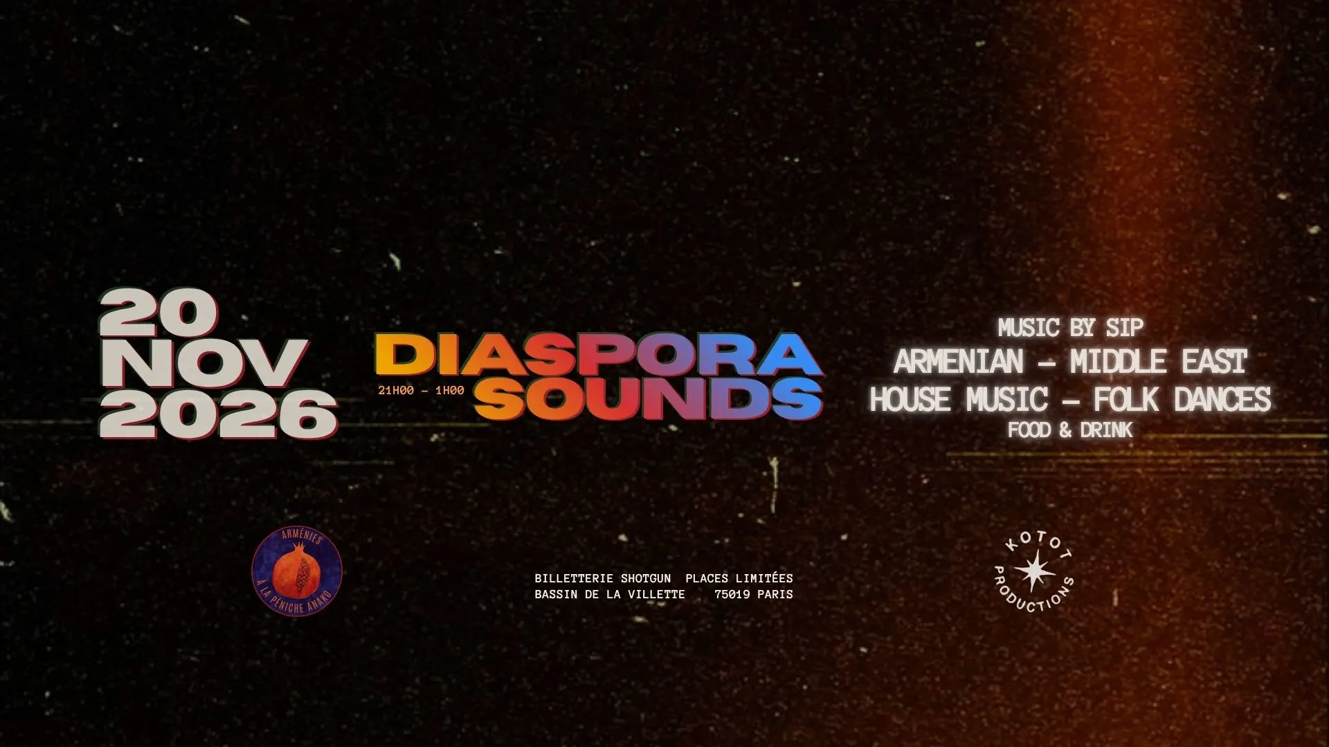 "Diaspora Sounds" À La Péniche Anako / Dj Set By Sip Cover