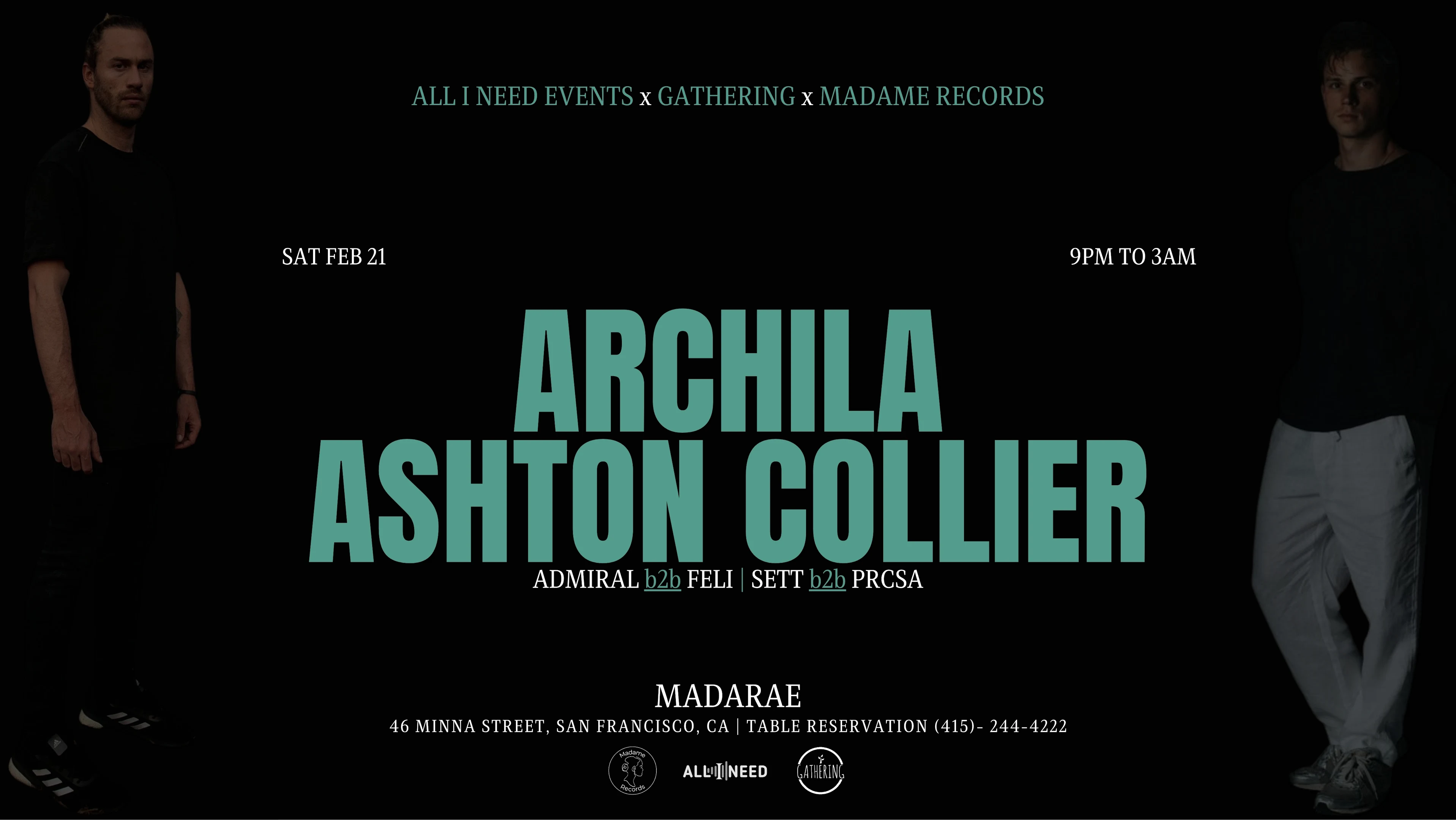 Archila (Abracadabra)+Ashton Collier (Madame Records) Cover