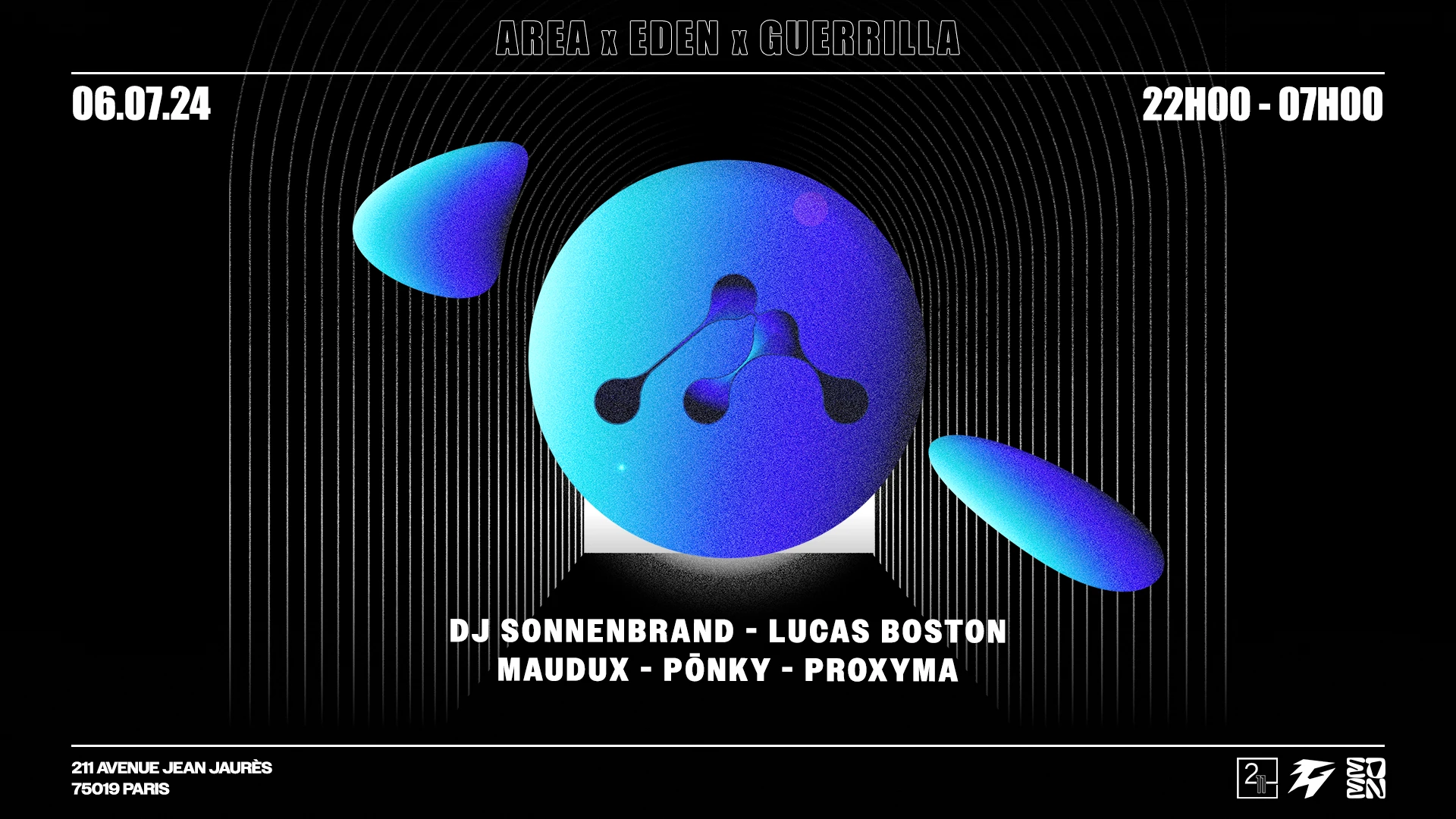 Area X Eden W/ Dj Sonnenbrand, Lucas Boston & More Cover