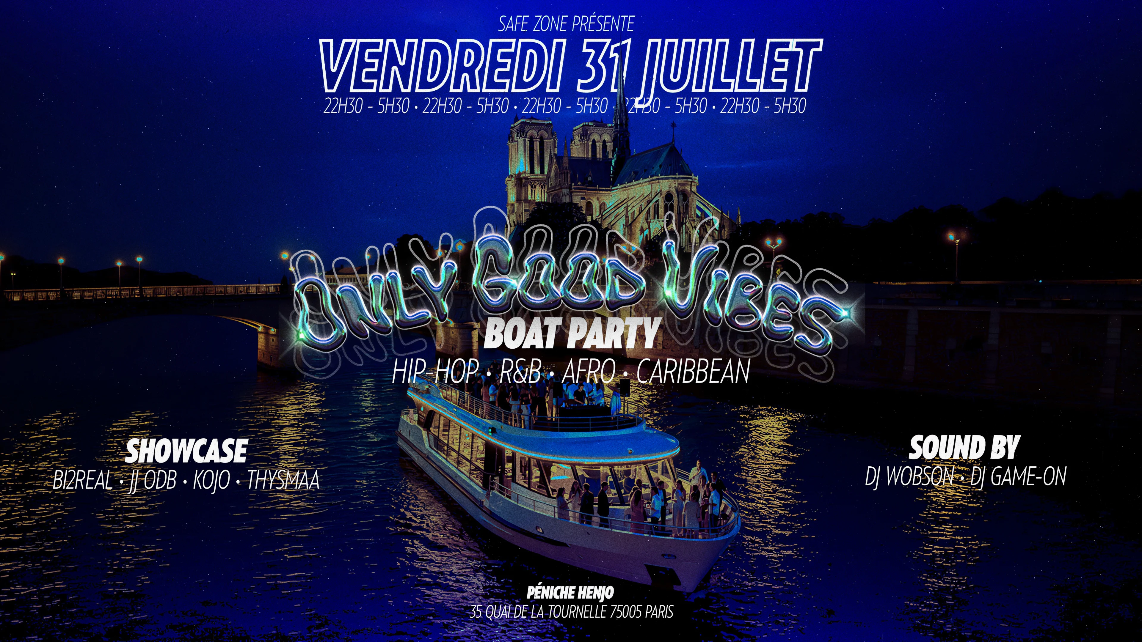 Only Good Vibes: Boat Party Cover