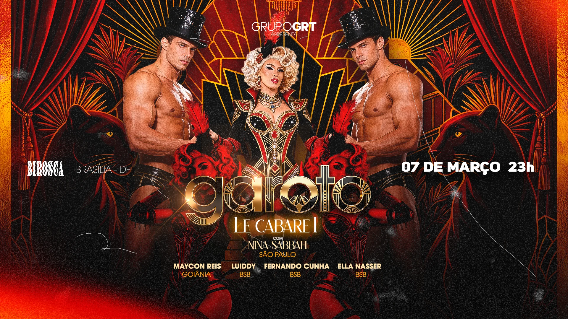 07/03: Garoto Le Cabaret Com Nina Sabbah Cover
