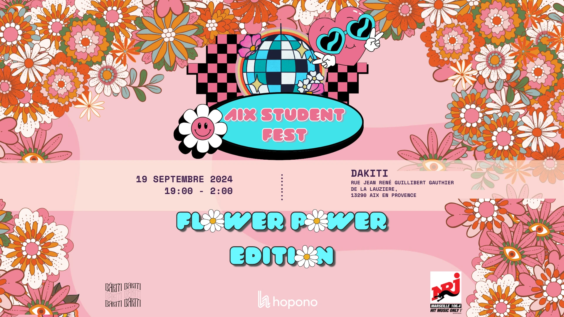 Aix Student Fest - Flower Power Edition Cover