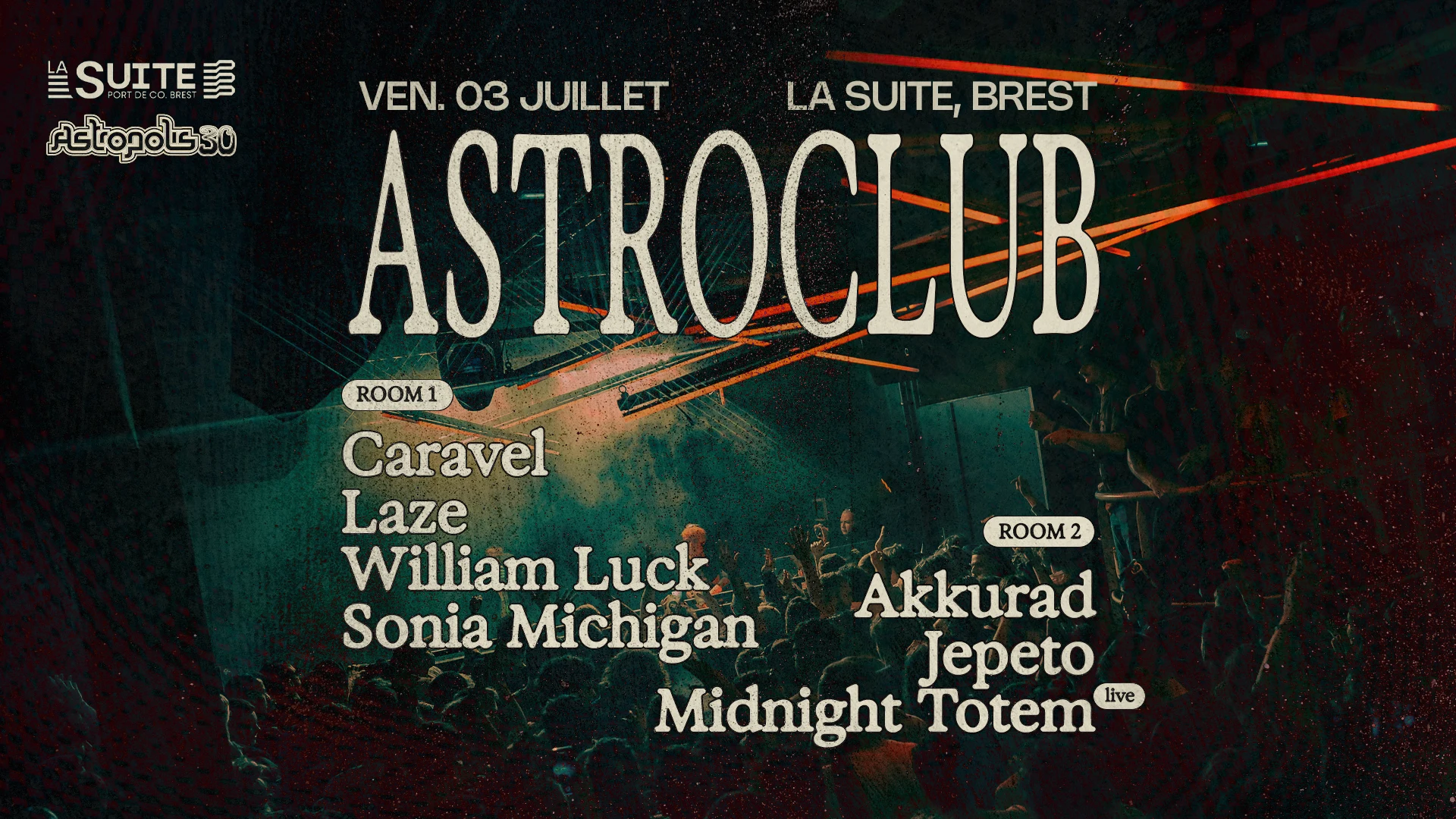 Astropolis Été 2026 - Astroclub · Vendredi 3 Juillet Cover