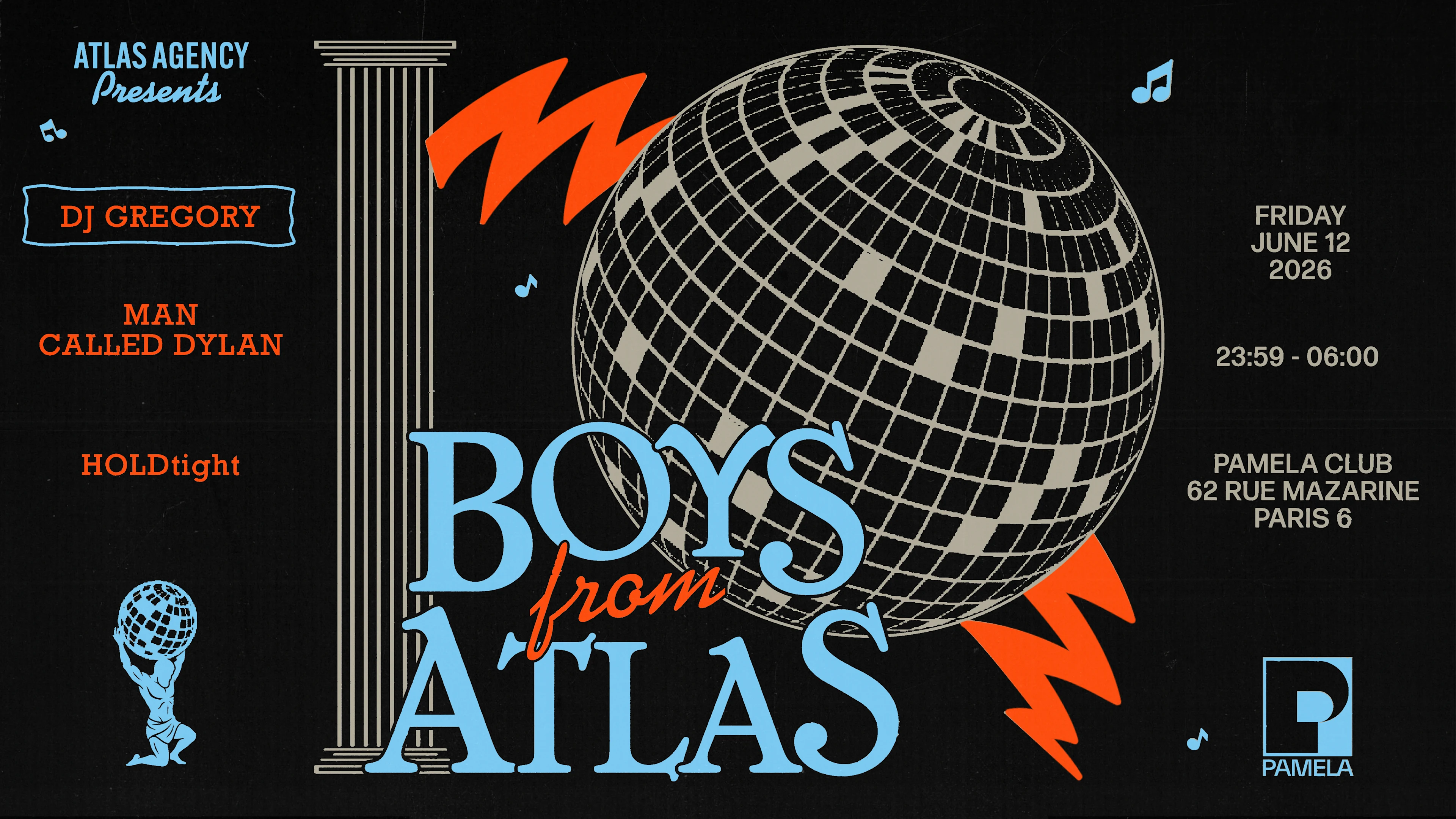 Boys From Atlas - Dj Gregory, Holdtight, Man Called Dylan Cover