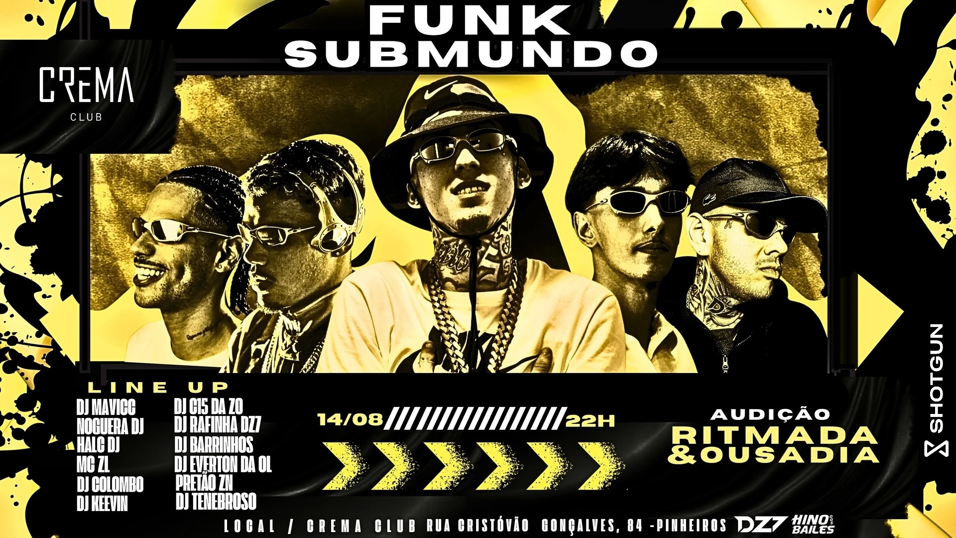 Funk Submundo No Crema Club Cover