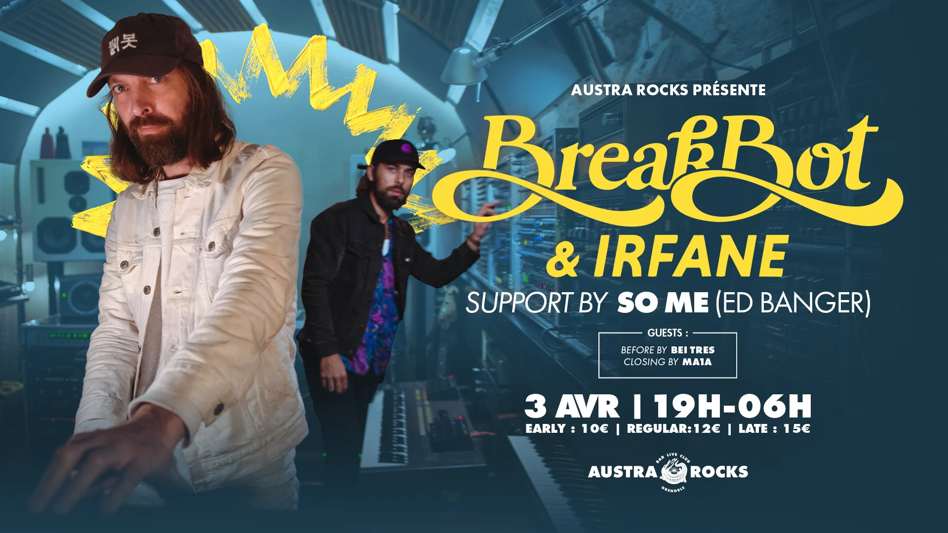 Breakbot & Irfane (Dj Set) + So Me (Ed Banger) + Guests Cover