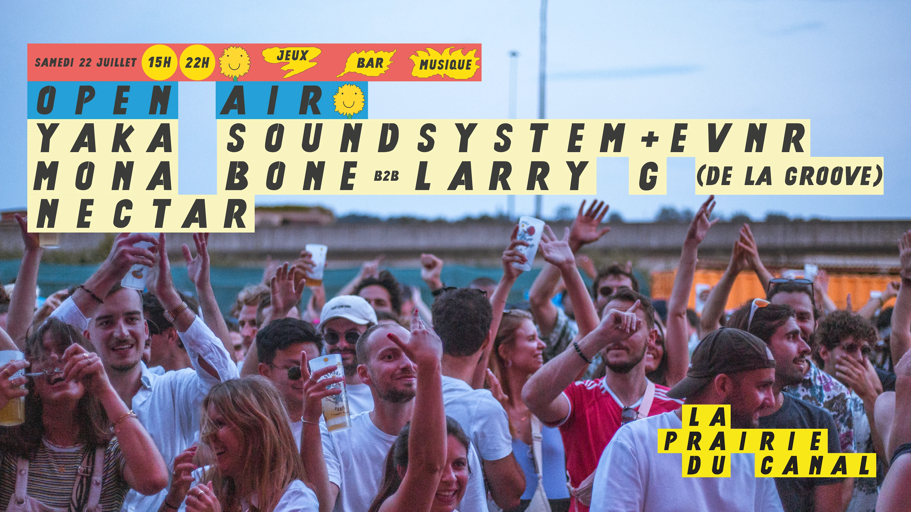 Open Air : De La Groove + Nectar + Yaka Soundsystem & Evnr Cover