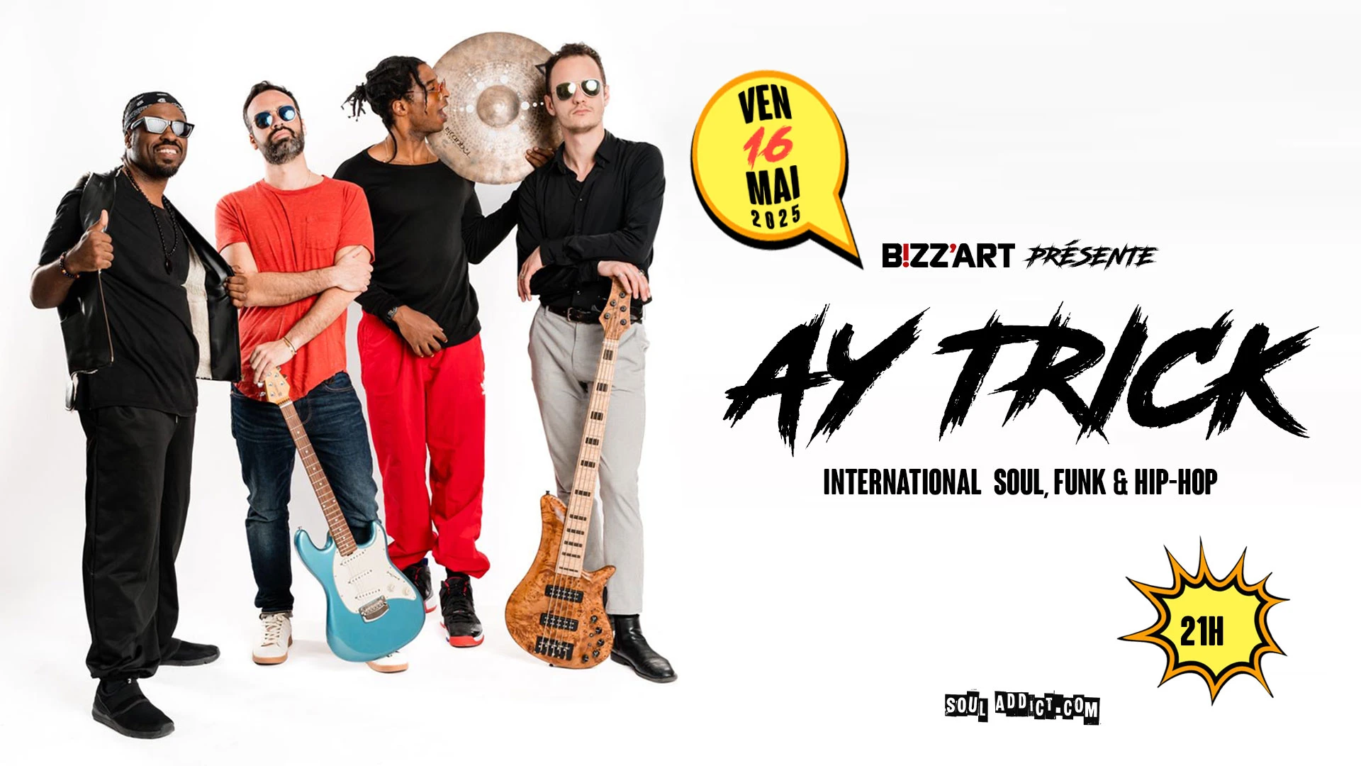 Ay Trick Live @Bizz'art Paris Cover