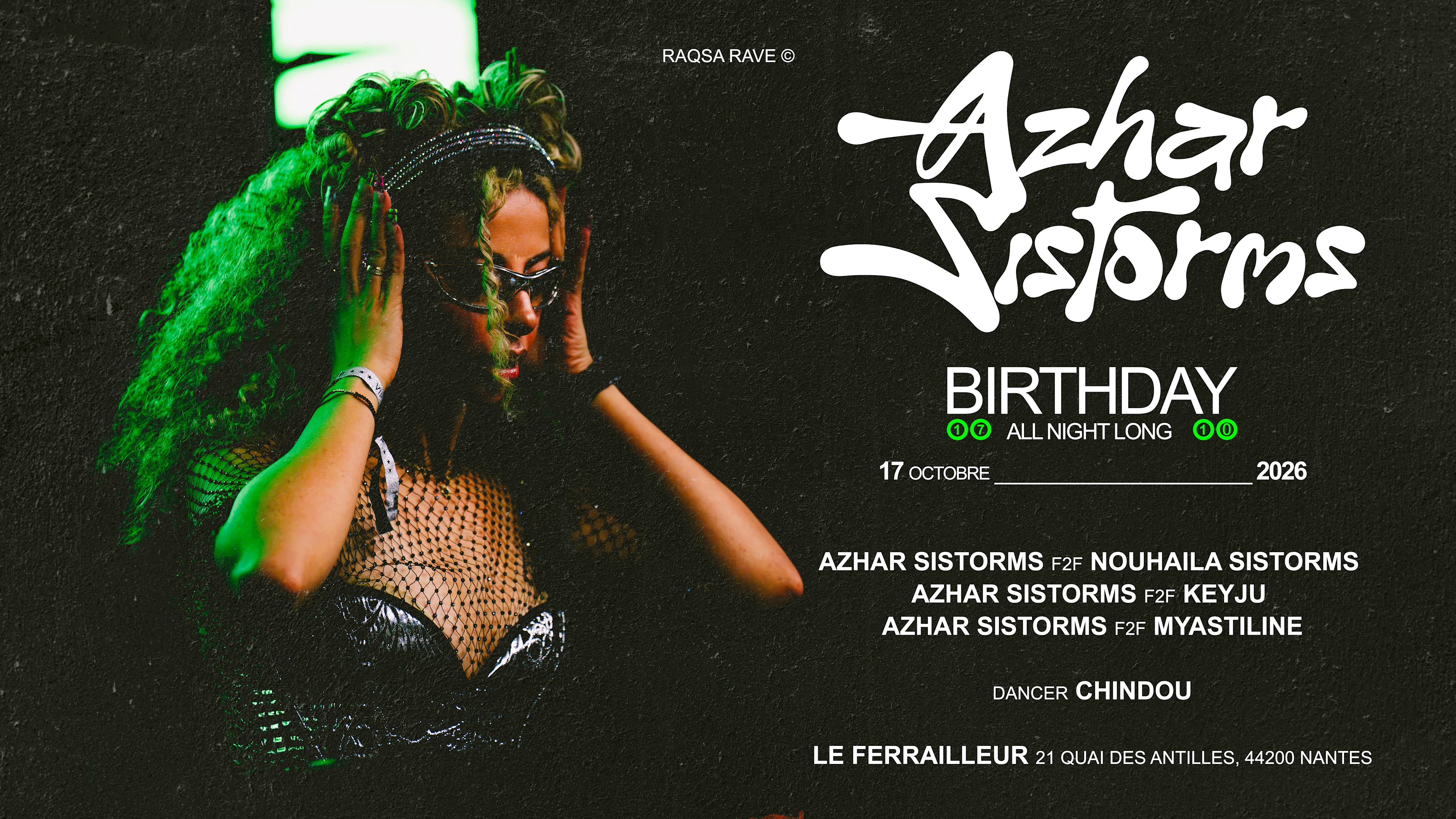 🎂 Azhar Sistorms’ Birthday All Night Long 🎂 Cover