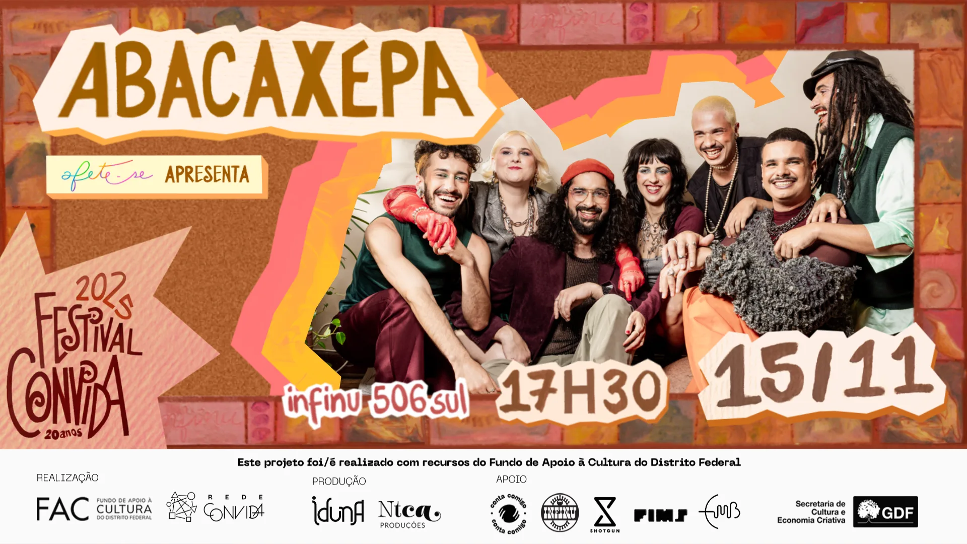 Festival Convida E Afete-Se Apresentam Abacaxepa Cover