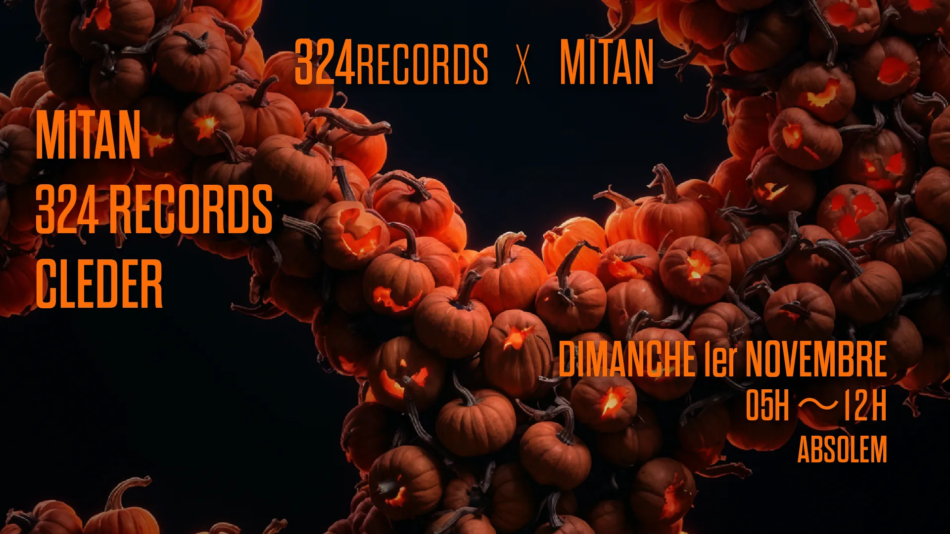 324 Recs · Mitan · Cleder | After Halloween Cover