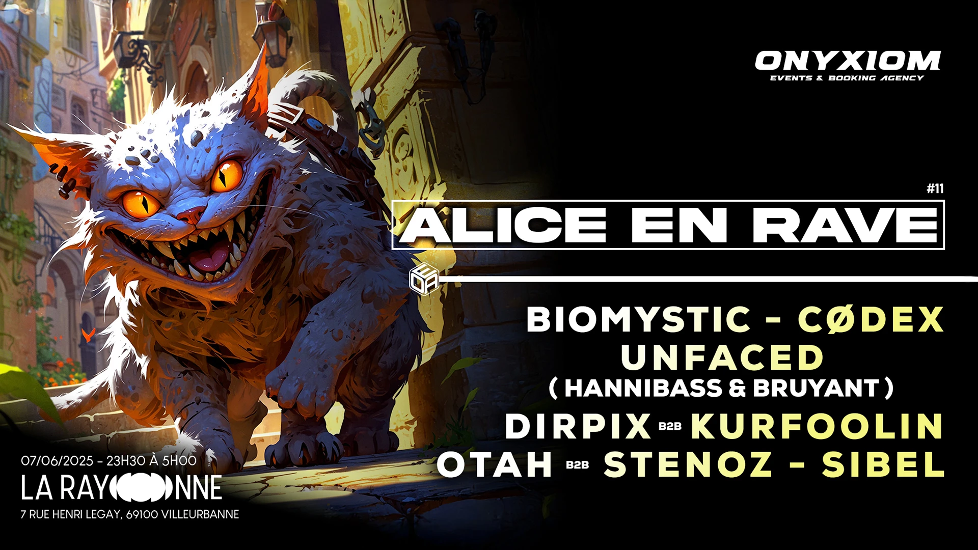 Onyxiom - Alice En Rave 11 - La Rayonne Cover