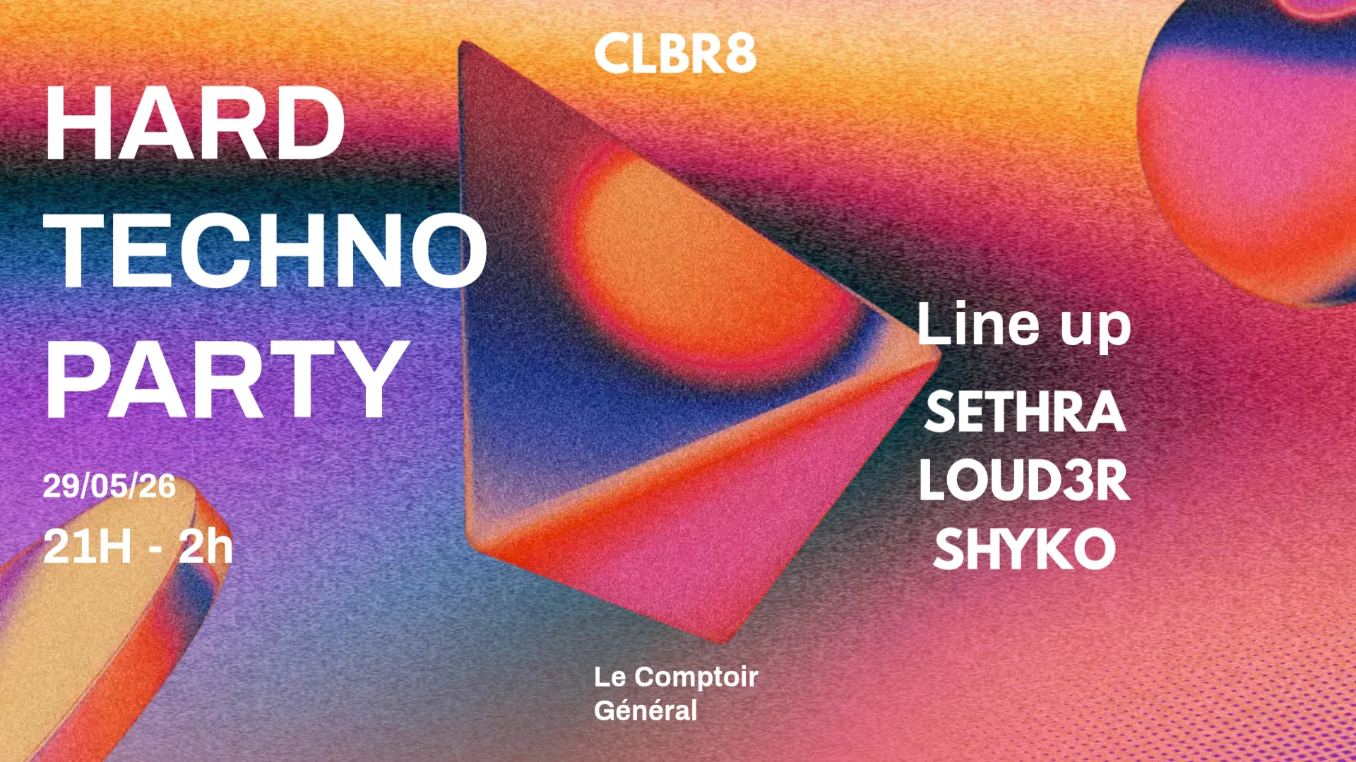 Hard Techno Party By Clbr8 Cover