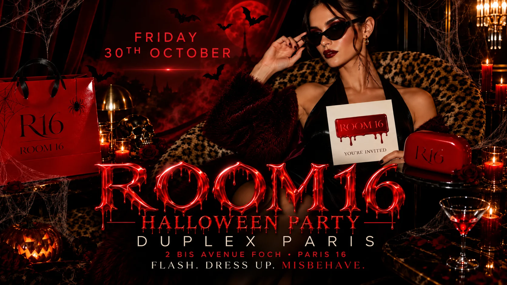 Room 16 - Duplex Paris - Halloween Party Cover