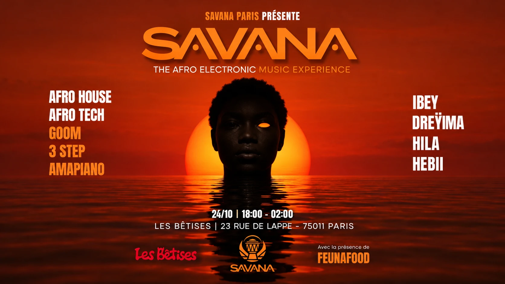 Savana Paris - Opening 24/10 Cover