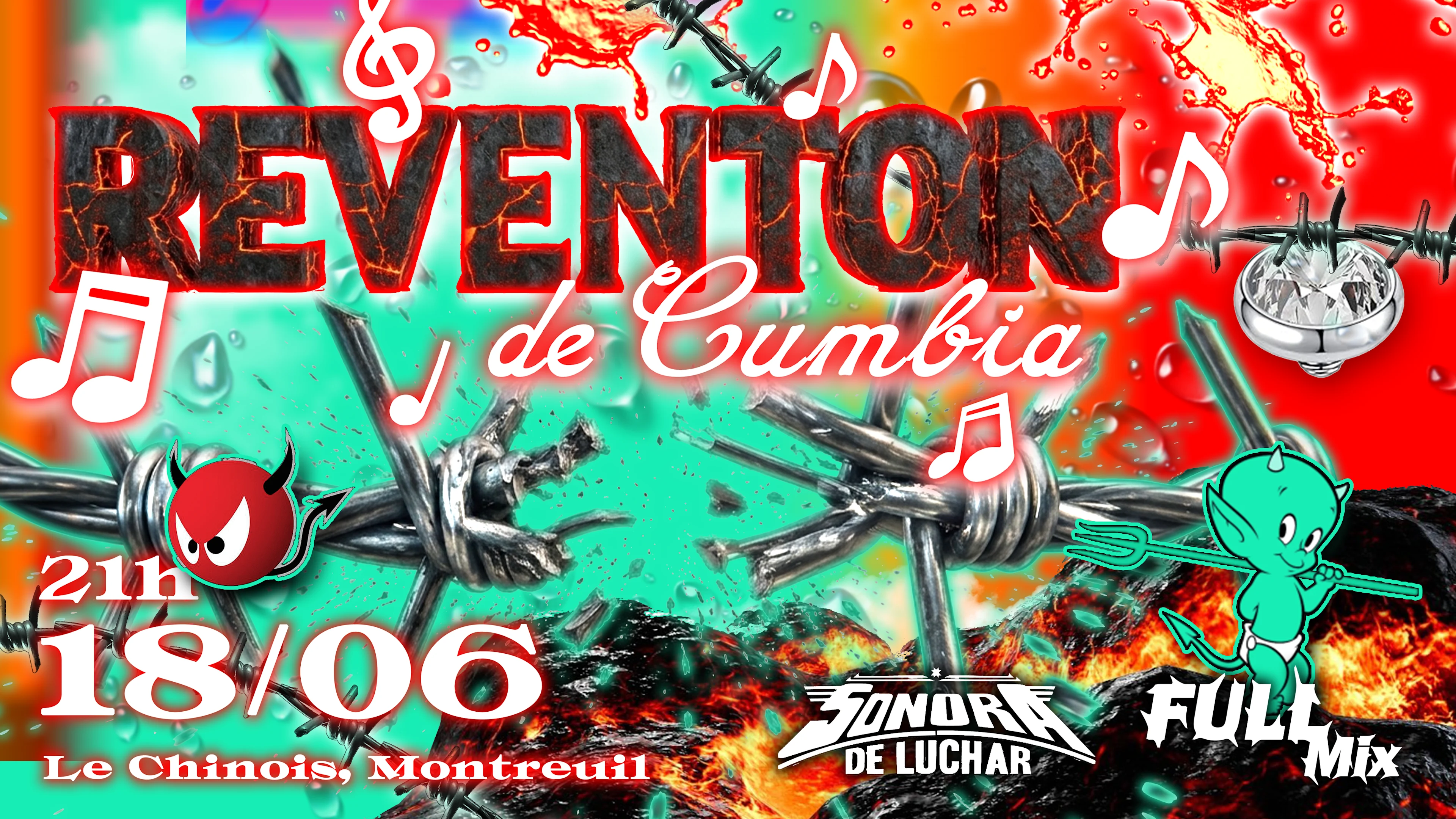 Reventón De Cumbia #2 Cover