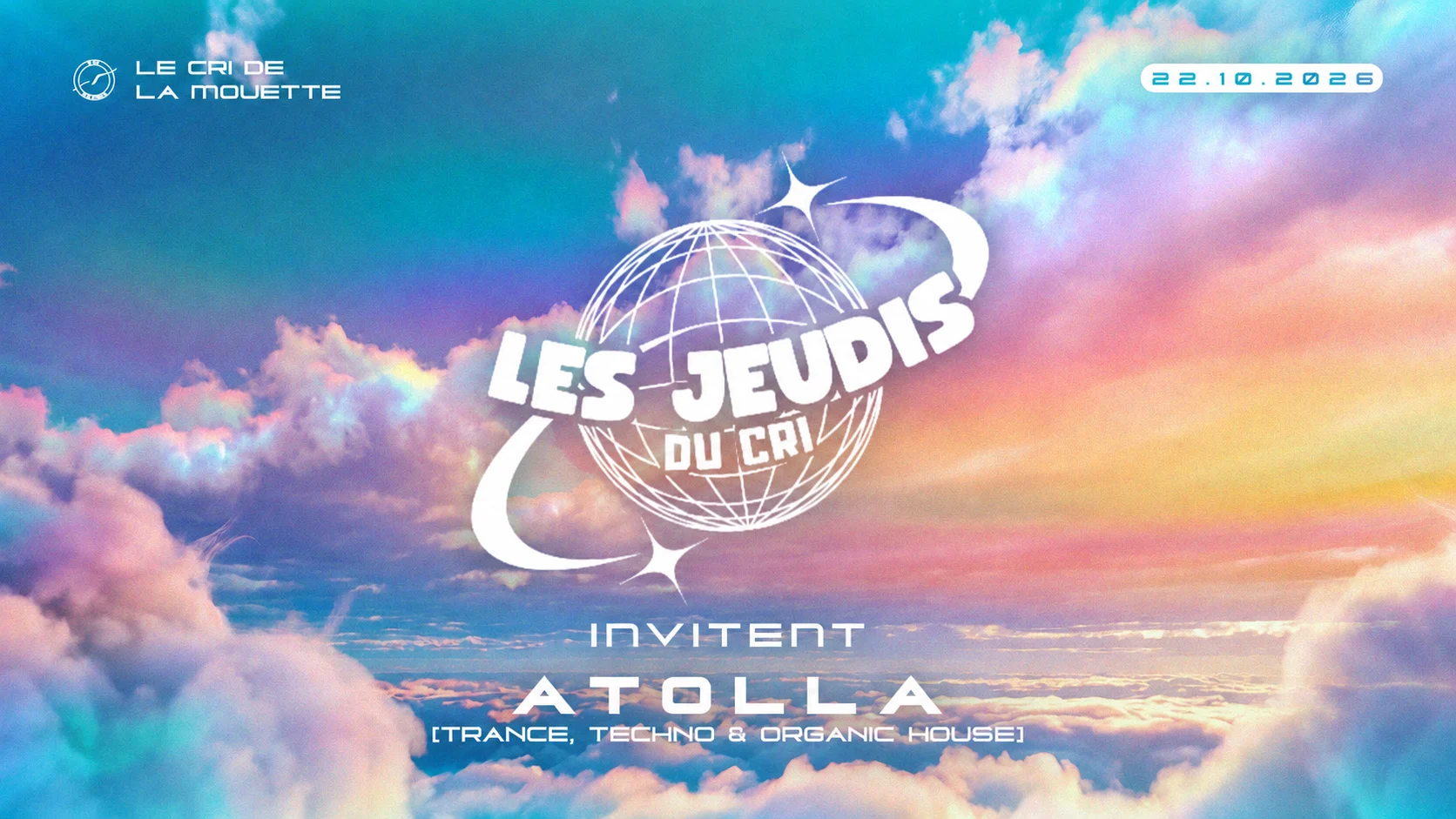 Les Jeudis Du Cri Inv. Atolla (Trance, Techno & House) Cover