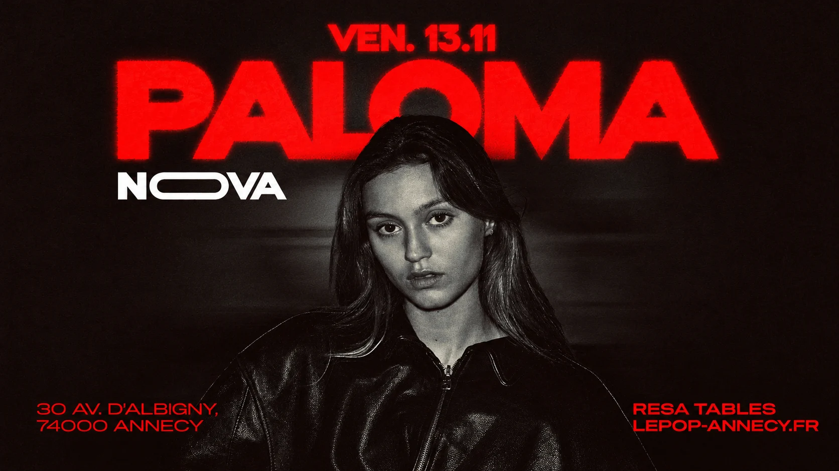Nova - Paloma- Ven.13.Nov Cover