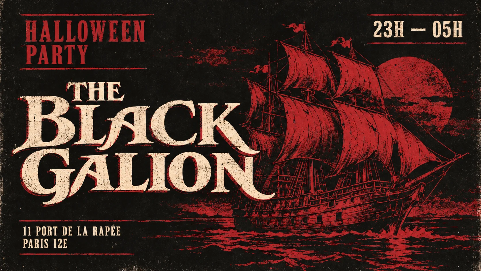 The Black Galion - Halloween Party Cover