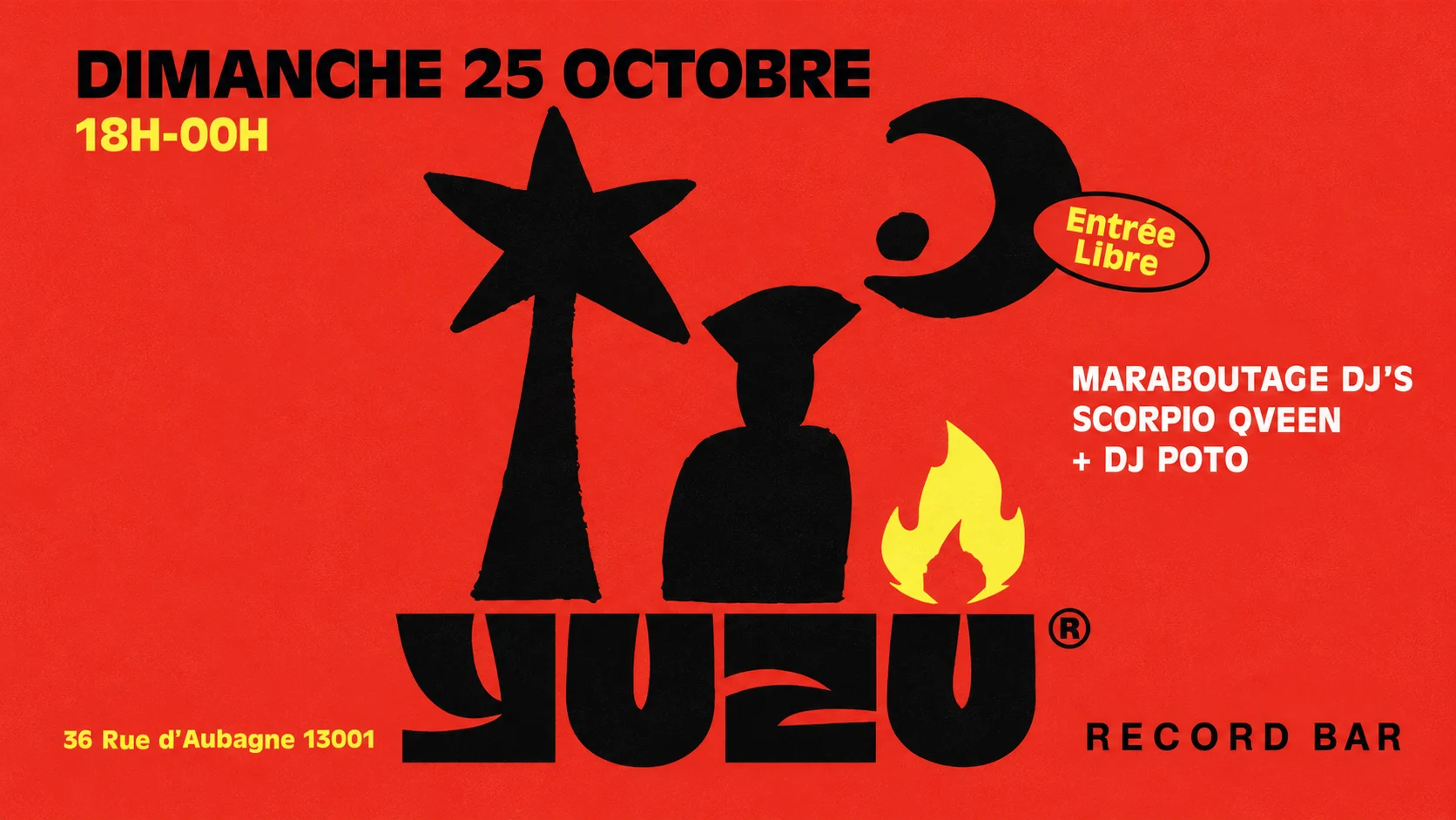 La Famille Maraboutage @Yuzu Record Bar Cover