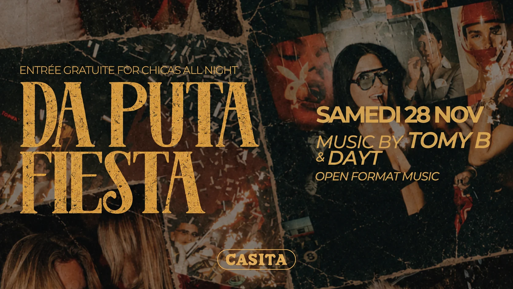 Samedi 28 Novembre - Da Puta Fiesta Cover