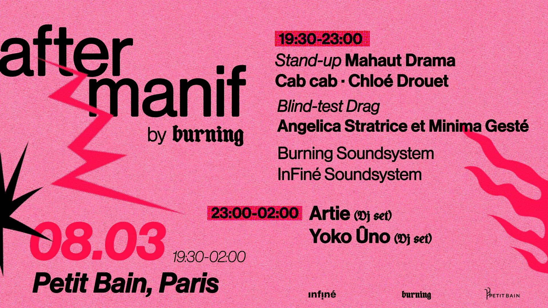 After-Manif By Burning Cover