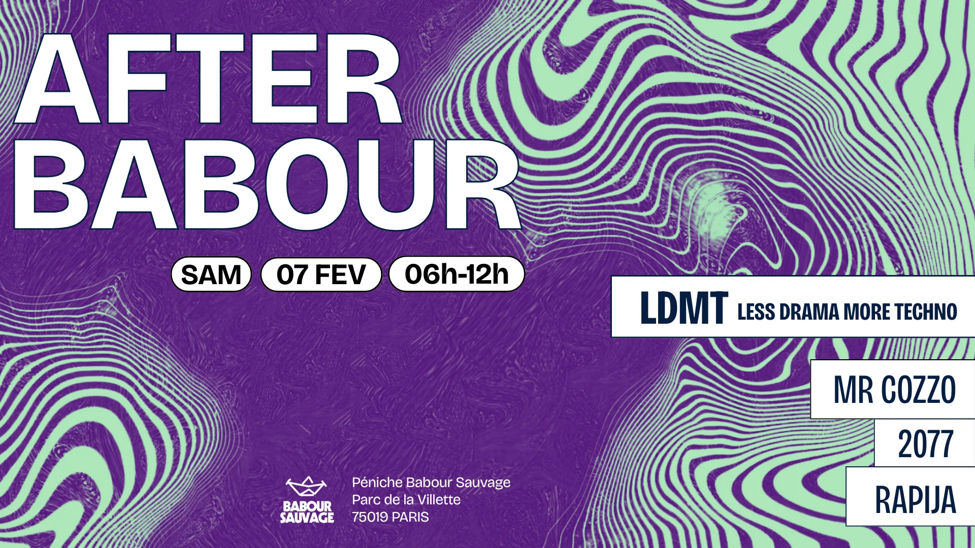 After Babour : Ldmt W/ Mr Cozzo, 2077, Rapija Cover