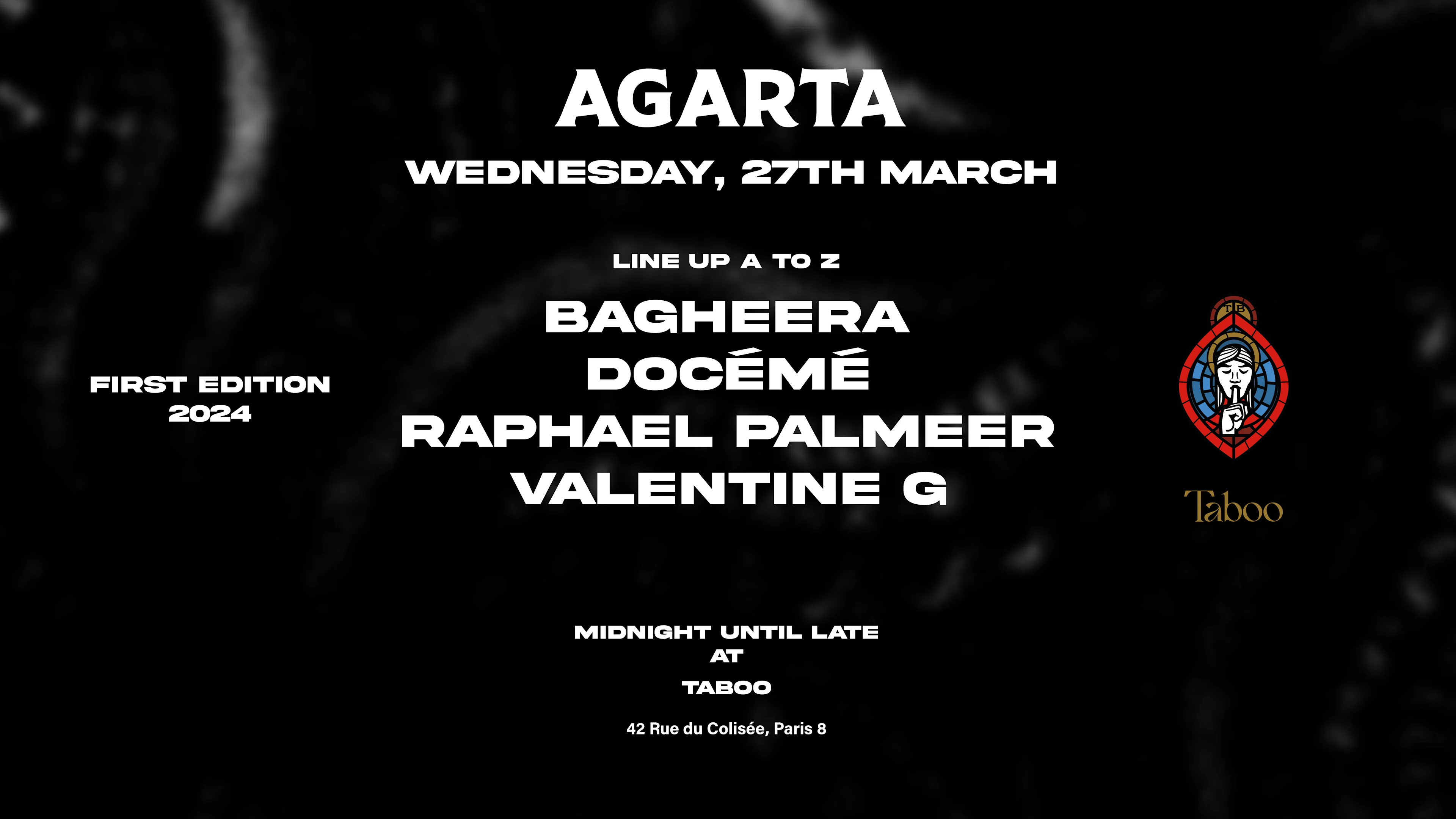 Agarta First Edition X Taboo Cover
