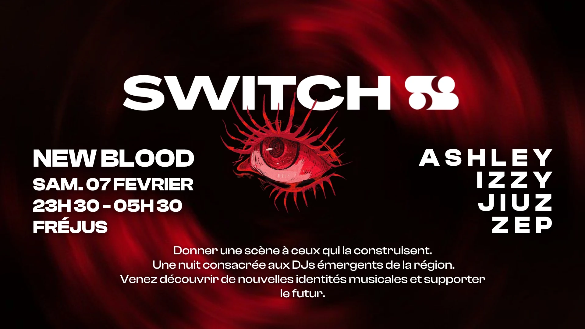 Switch To New Blood W/ Ashley - Zep - Jiuz - Izzy Cover
