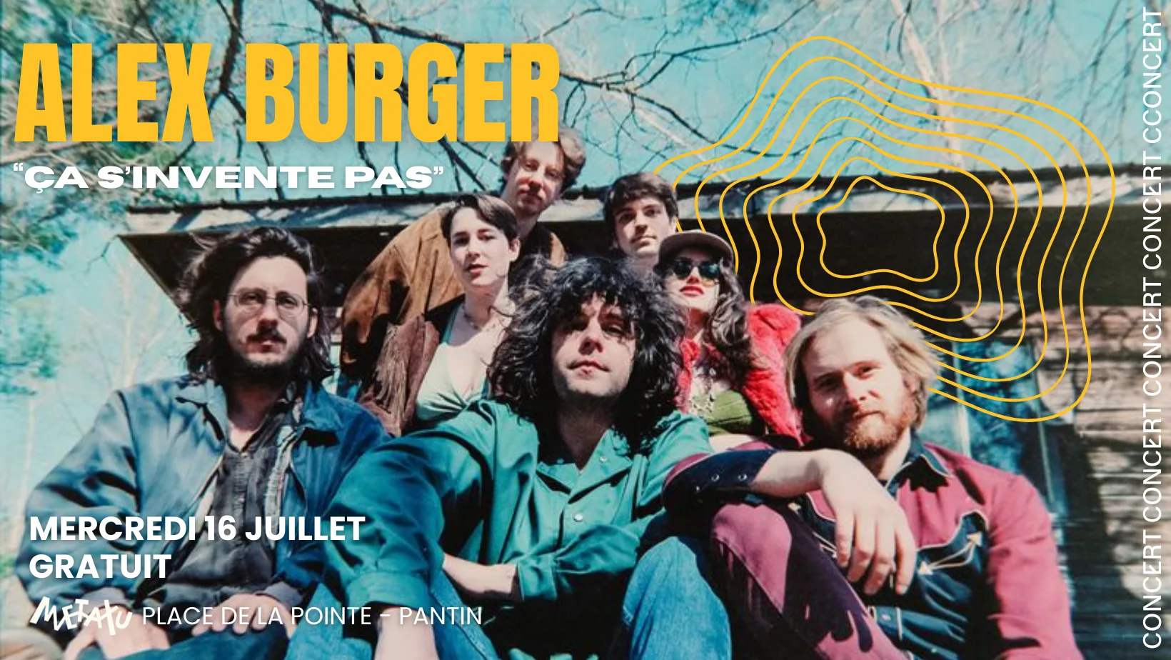 Concert Alex Burger [Gratuit] Cover