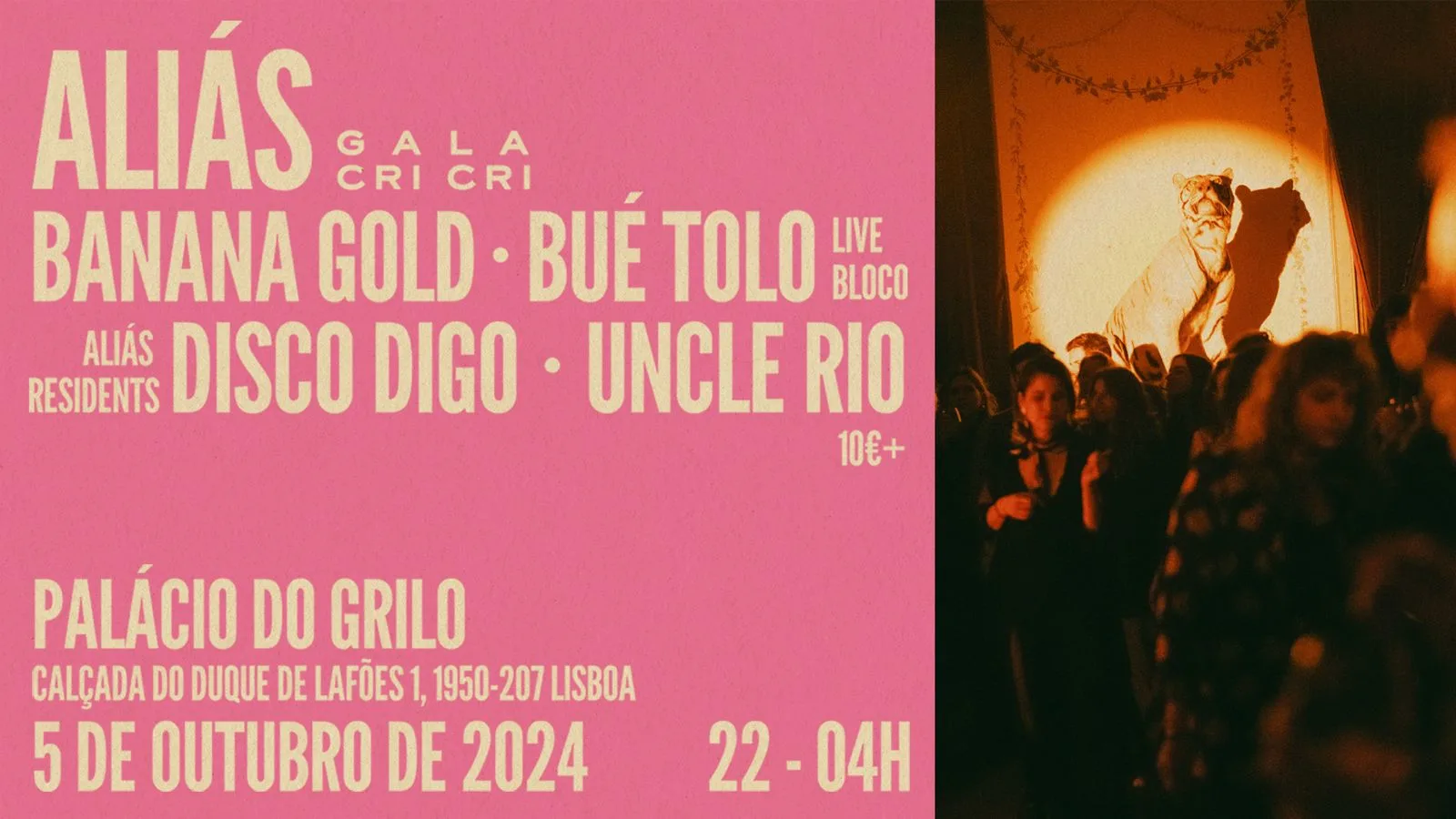Aliás - Bloco No Palácio: Bué Tolo (Live) & Banana Gold (Dj) Cover