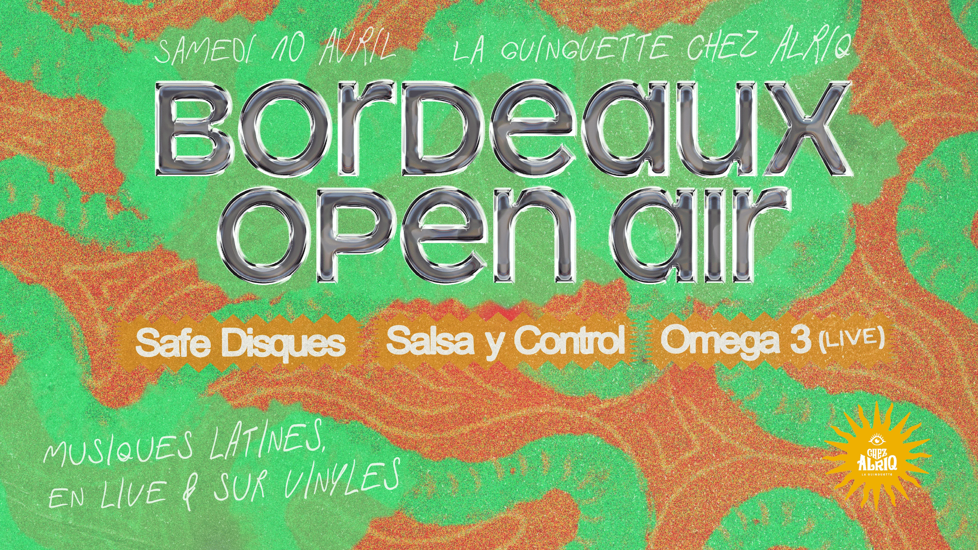 Bordeaux Open Air Chez Alriq - 10.04 Cover