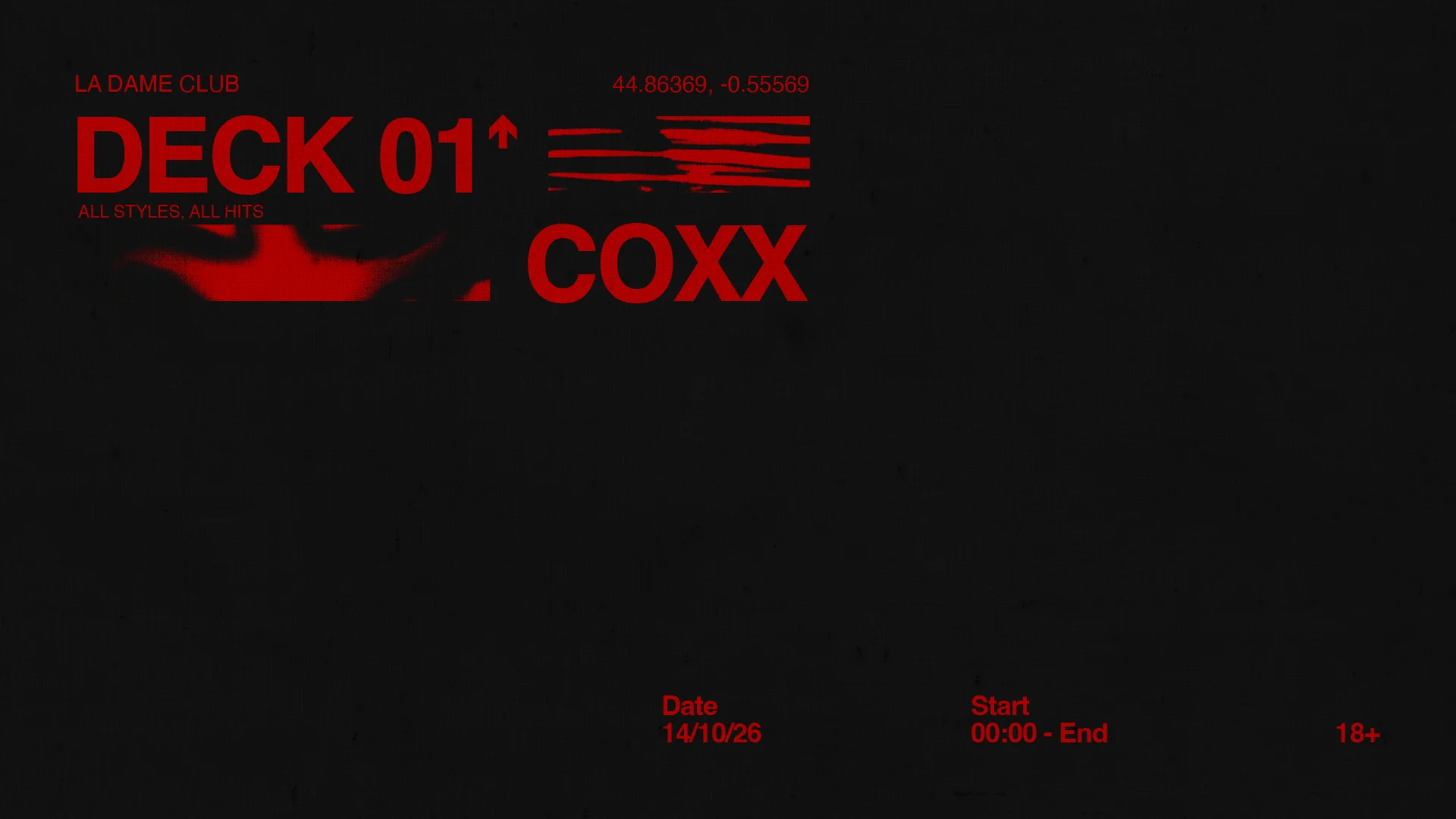La Dame // Mer 14 Oct // Coxx Cover