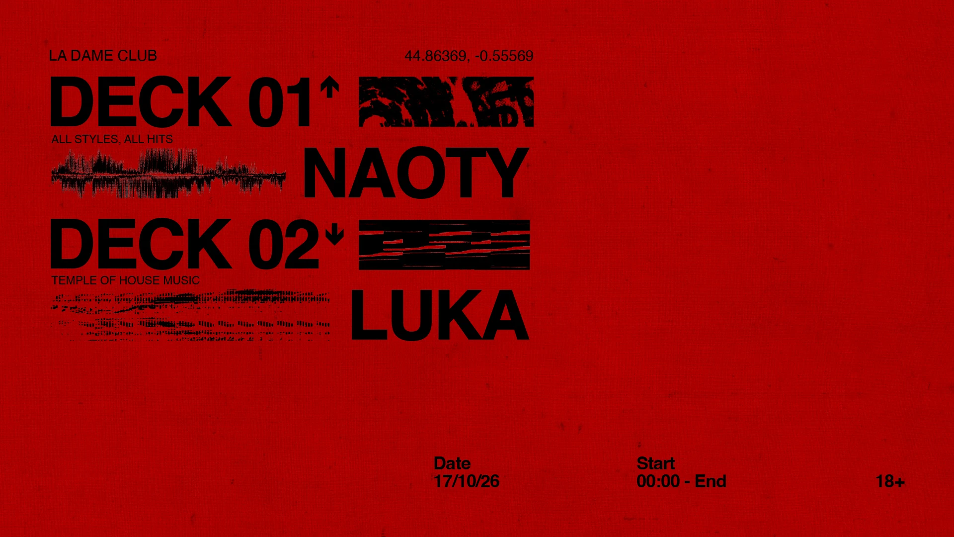 La Dame // Sam 17 Oct // Naoty - Luka Cover