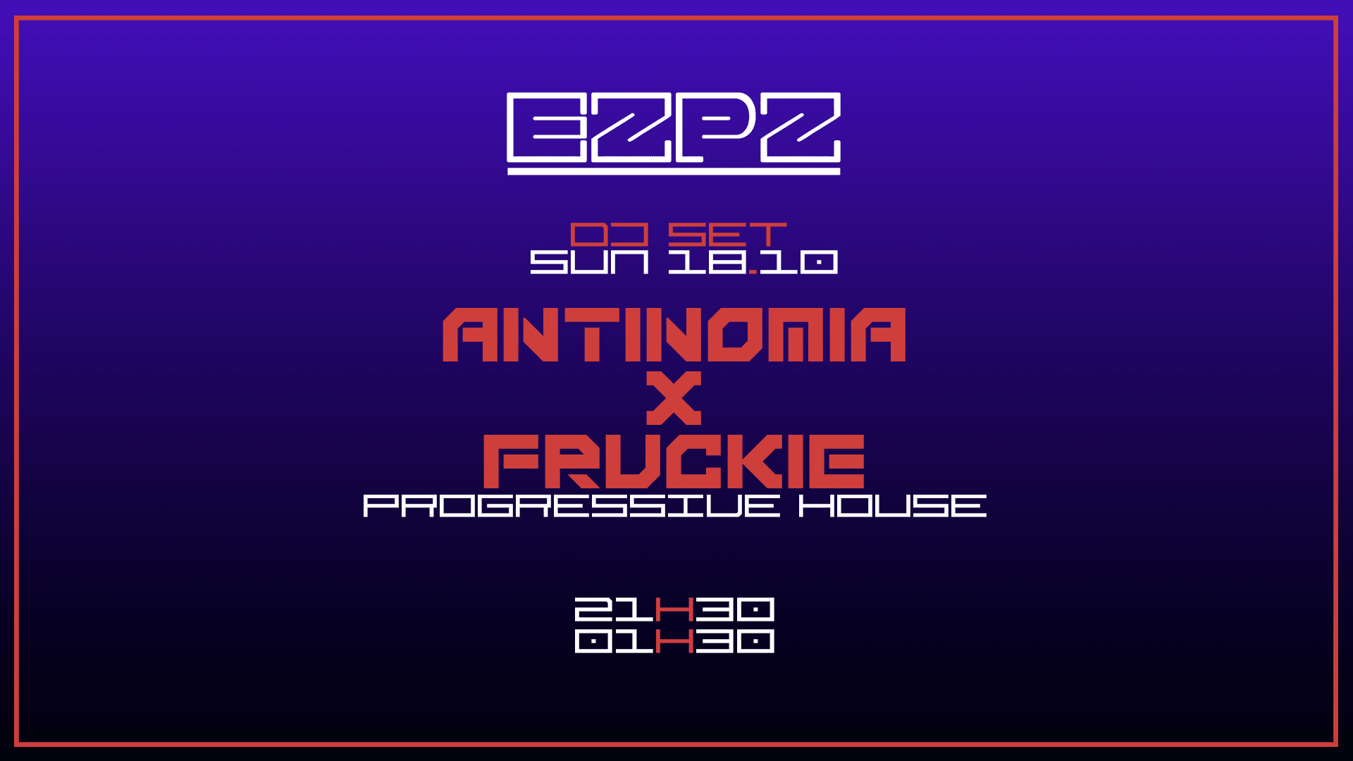 Antinomia X Fruckie @ Ezpz Cover